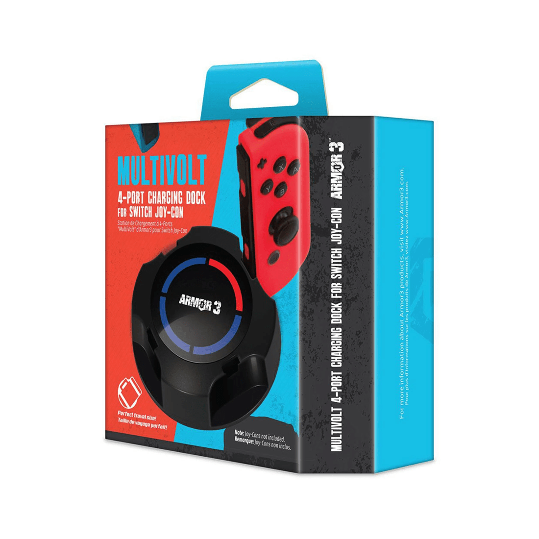 3 Hyperkin Armor3 Multivolt 4 Port Joy-Con Charging Dock For Switch - Multi, 3 of 3