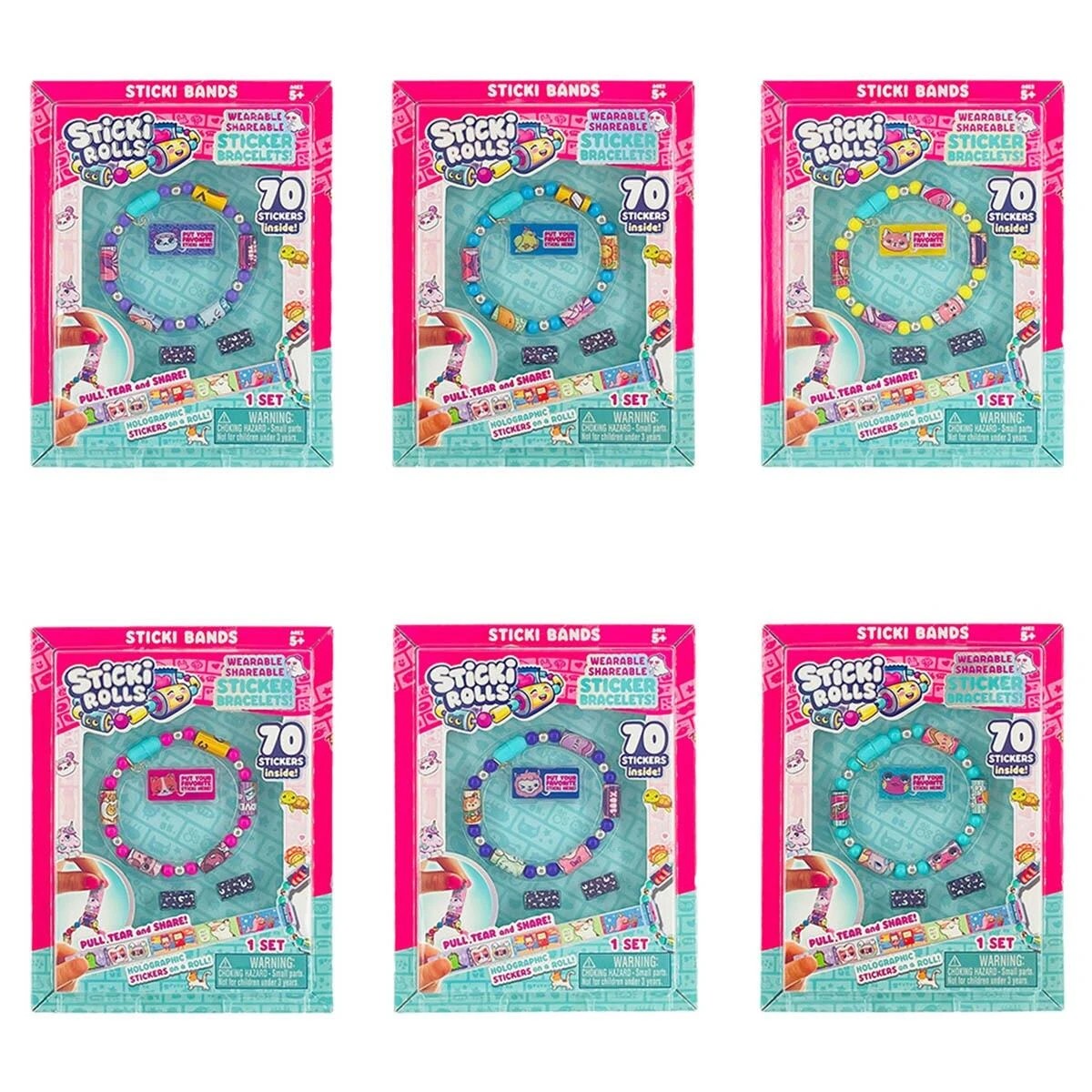 1 Sticki Rolls Sticki Bands Set - Assorted, 1 of 9