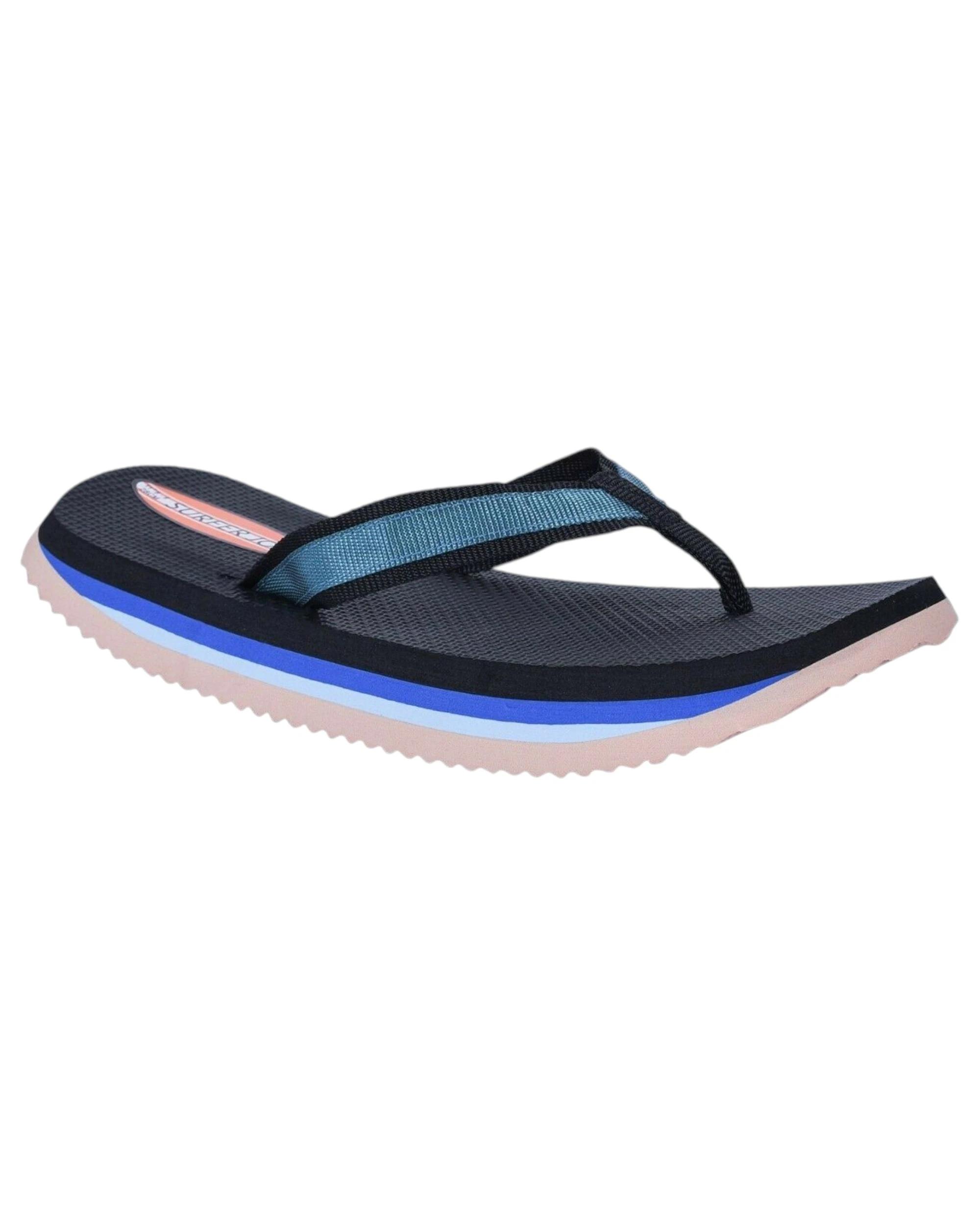 1 Surfer Joe Mens Original Thongs Sandals Slippers Flip Flops BLUE, 1 of 3