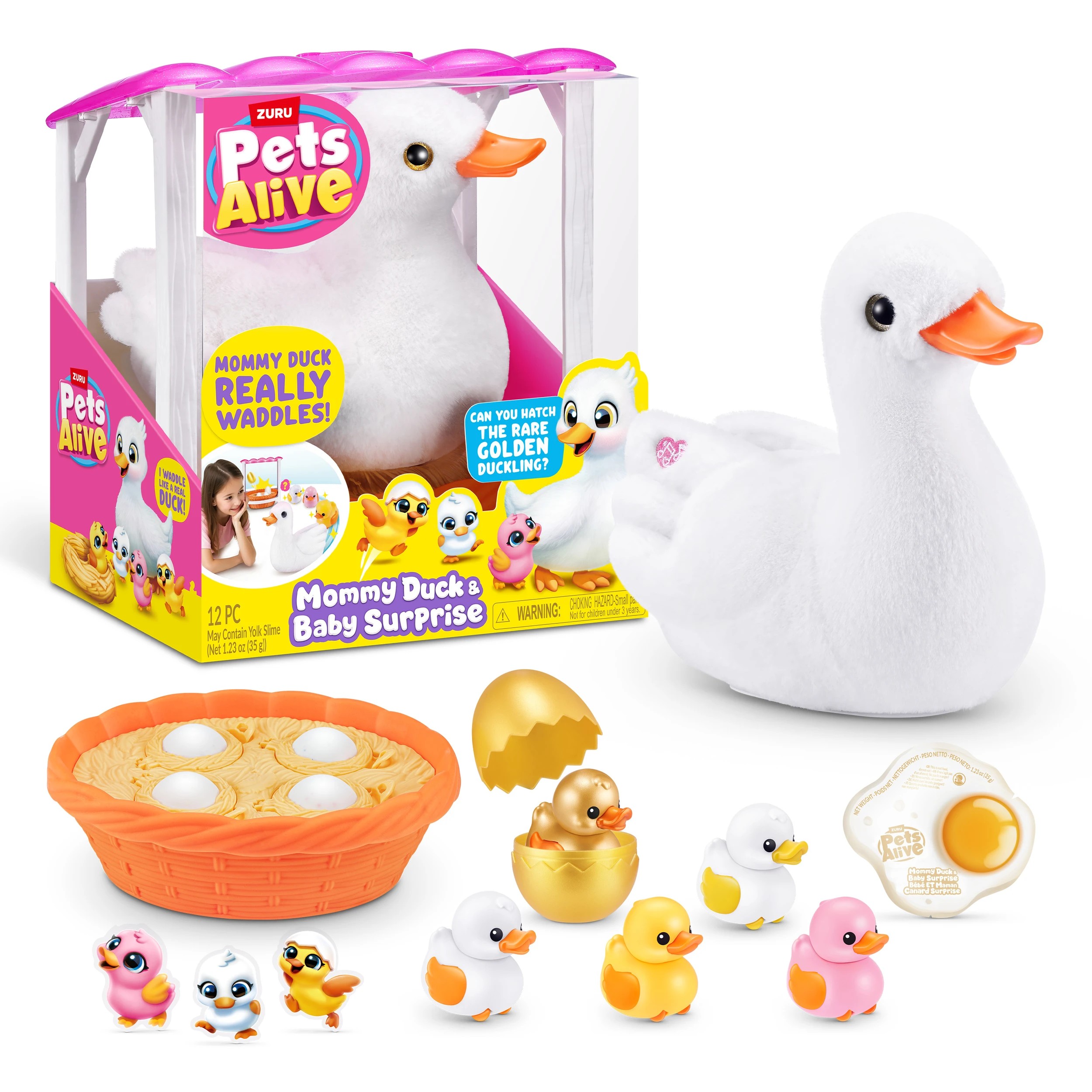 2 Pets Alive Mommy Duck & Baby Surprise by ZURU - Assorted, 2 of 10
