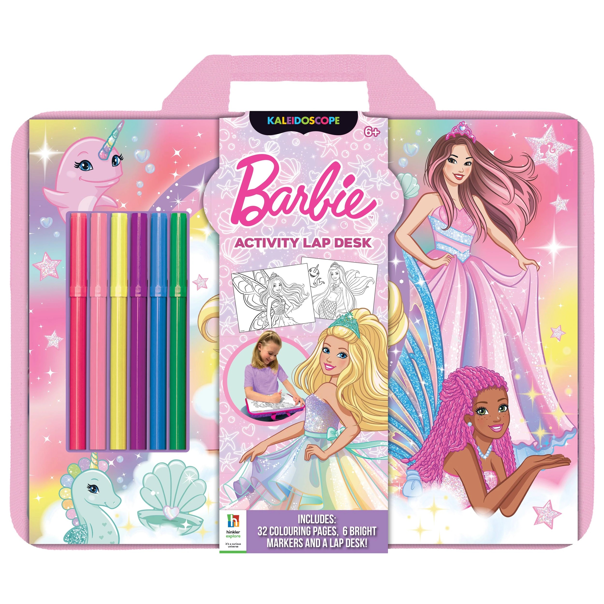 1 Kaleidoscope Barbie Activity Lap Desk - Book, 1 of 6