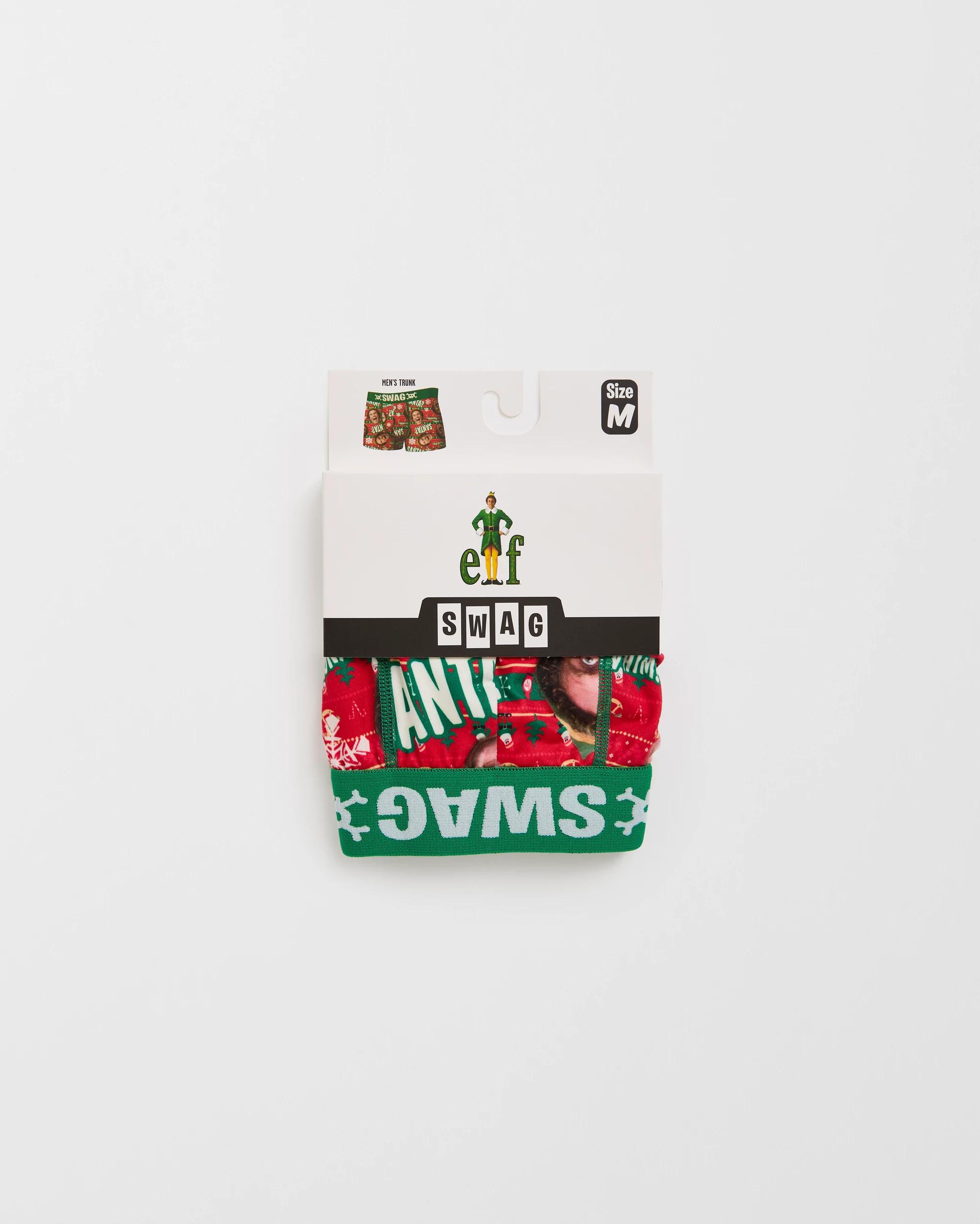 4 Swag Licensed Trunks - Elf Christmas RED, 4 of 4