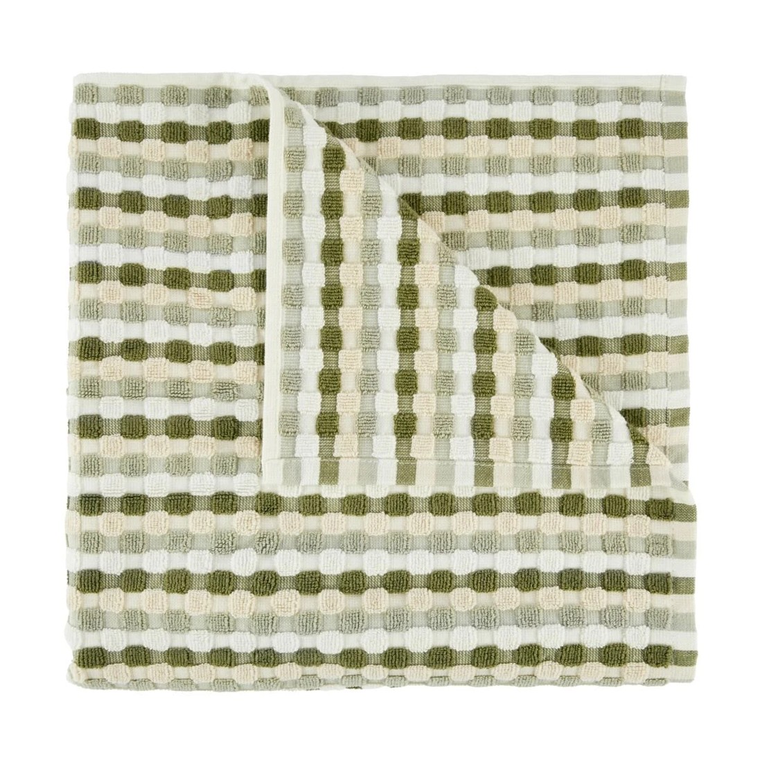 1 Green Popcorn Cotton Bath Towel, 1 of 6