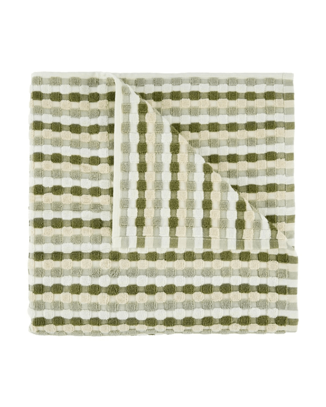 Green Popcorn Cotton Bath T