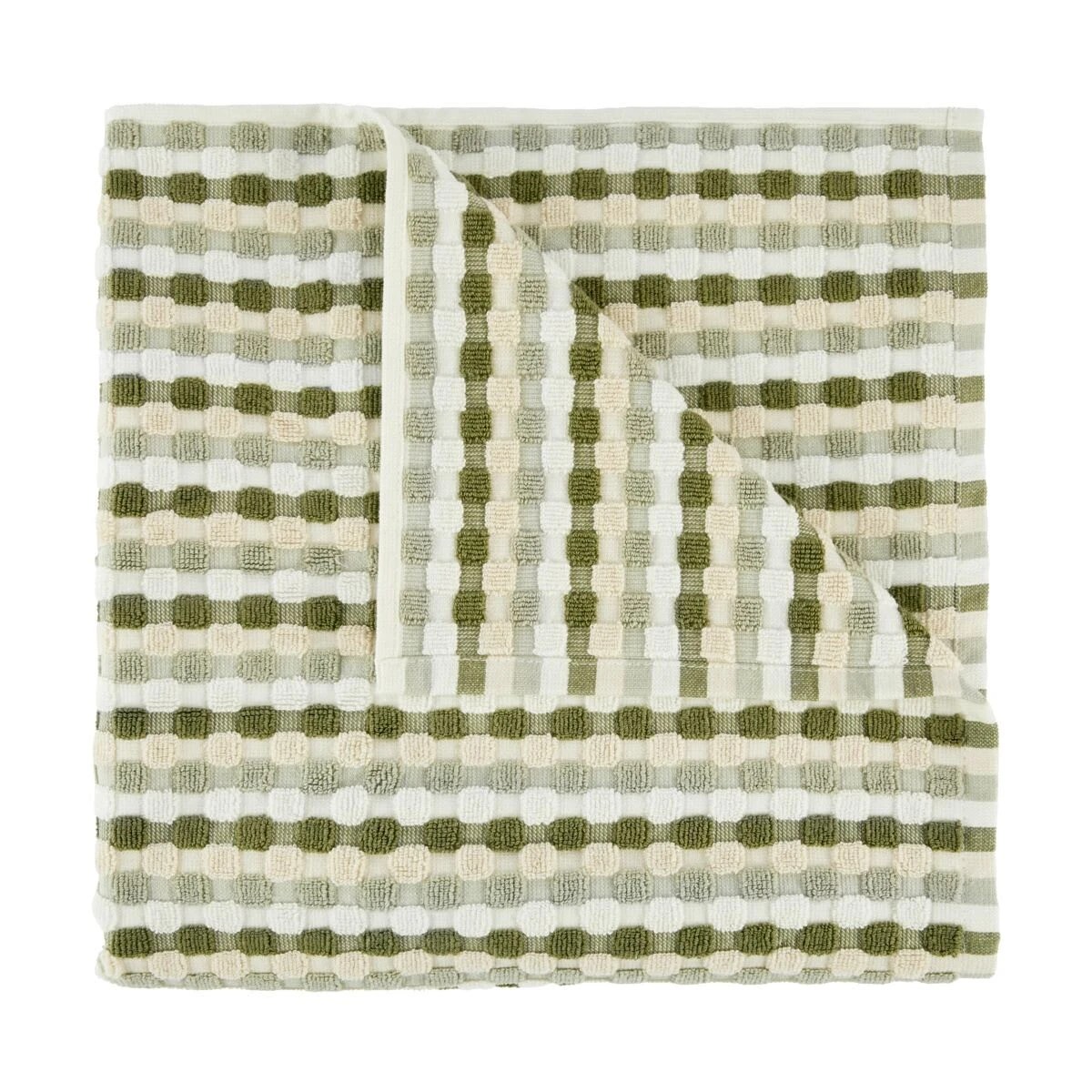 1 Green Popcorn Cotton Bath Towel, 1 of 6