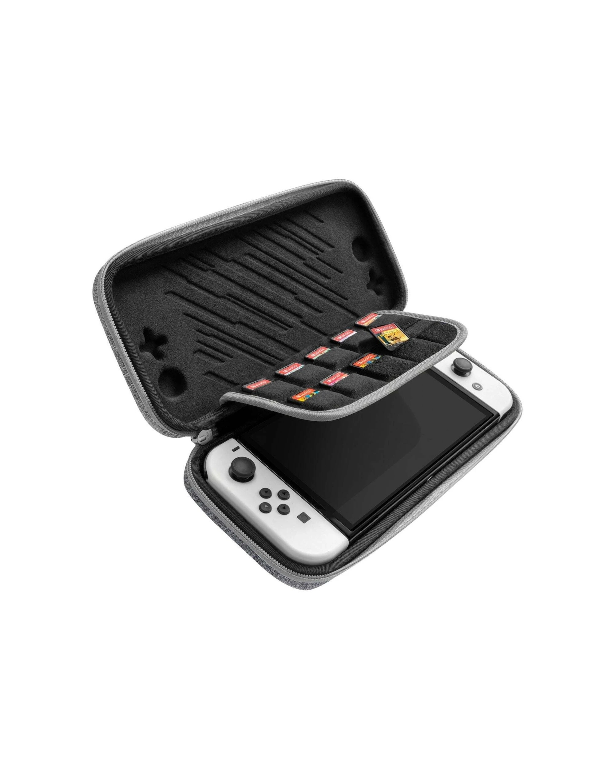 4 TOMTOC Nintendo Switch Case - Gaming Cartridge Holder - Travel Gaming Case
 - grey, 4 of 7