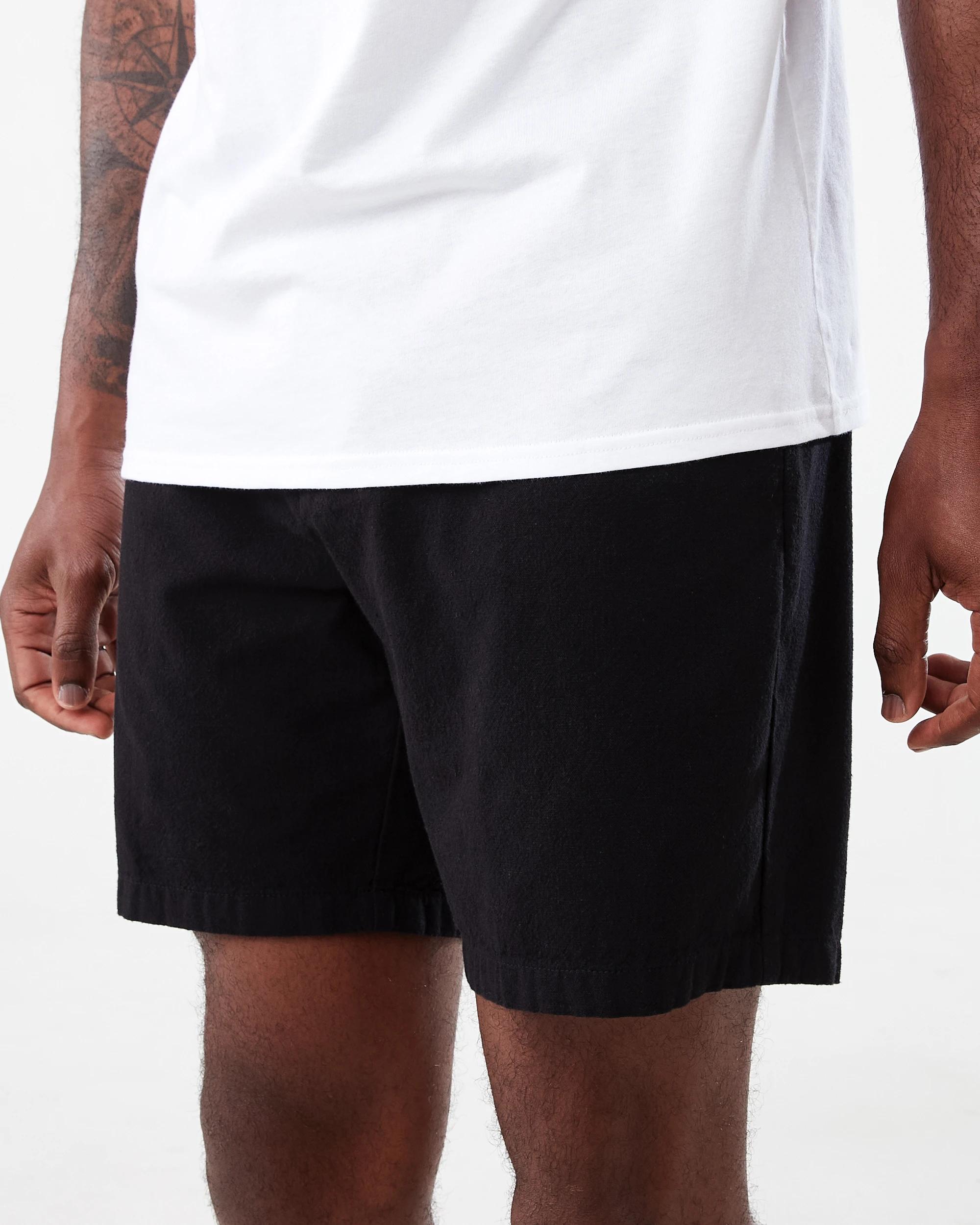 2 Textured Bermuda Shorts Black, 2 of 6
