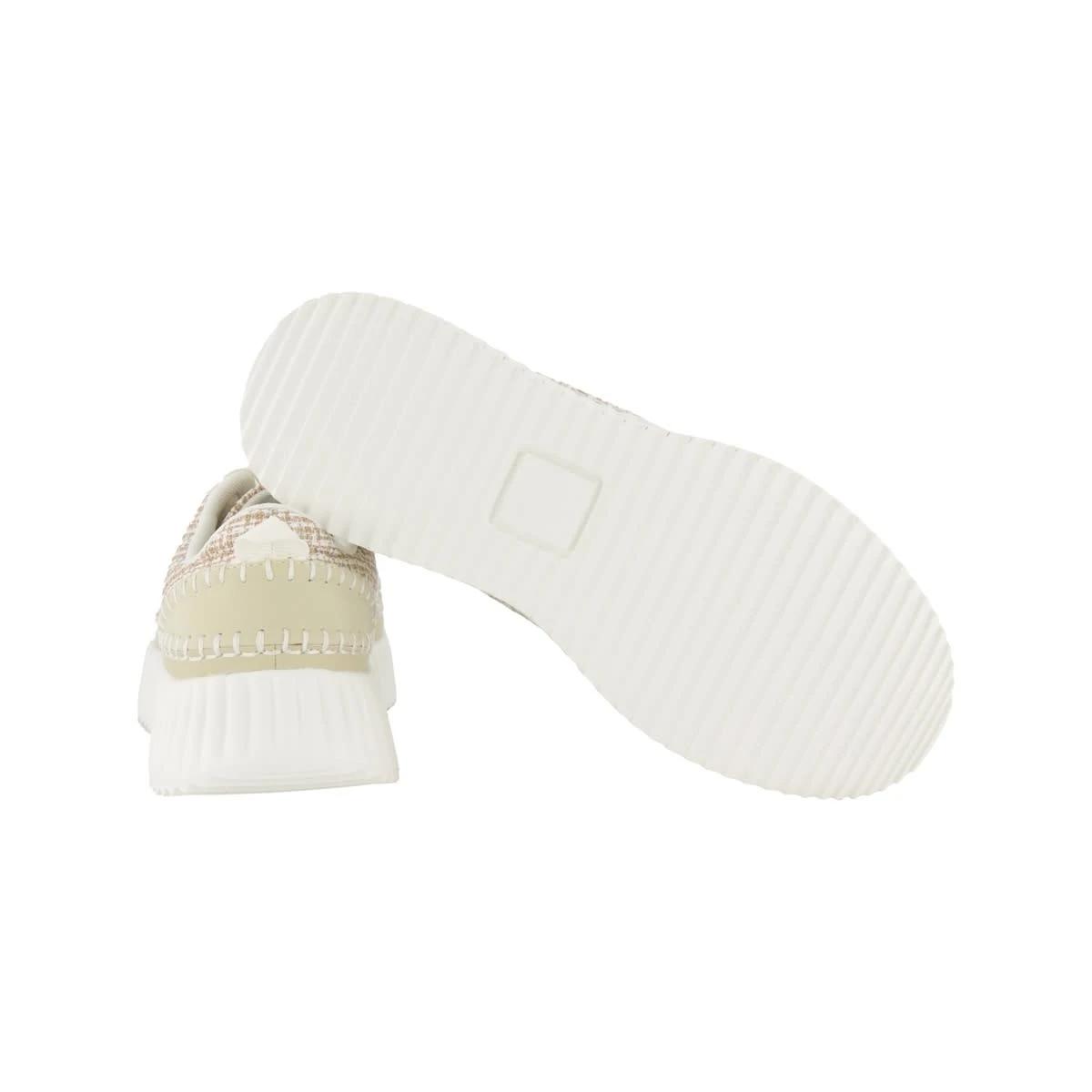 5 Textured Platform Sneakers Beige Gray, 5 of 5