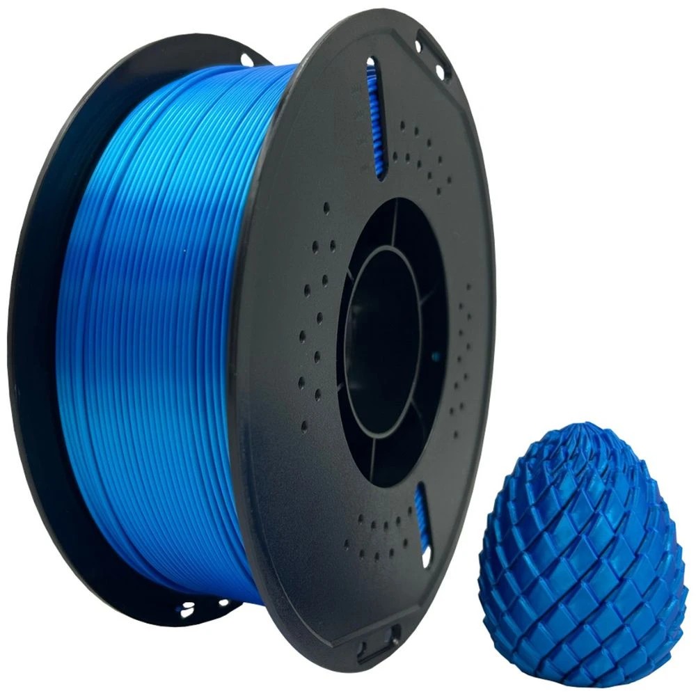 1 Keytek Silk PLA 3D Filament Azure, 1 of 2