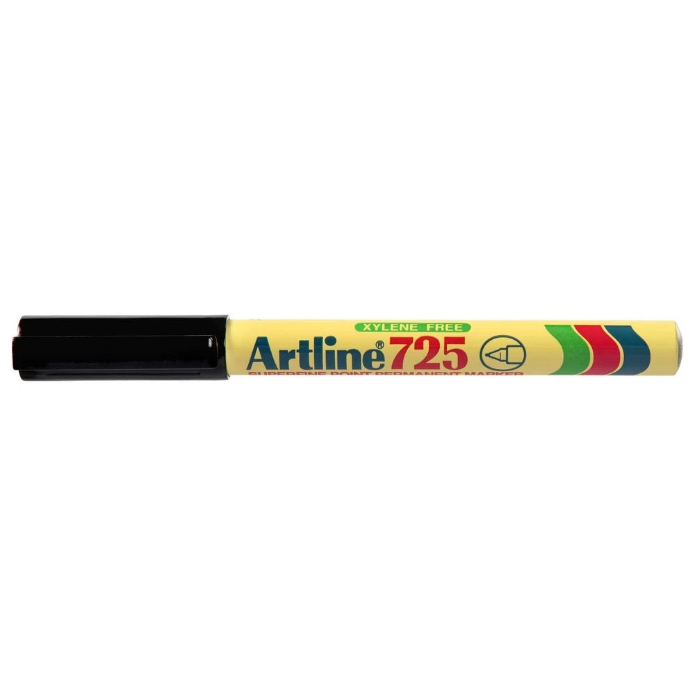 4 Artline 725 Permanent Markers Black 2 Pack, 4 of 5