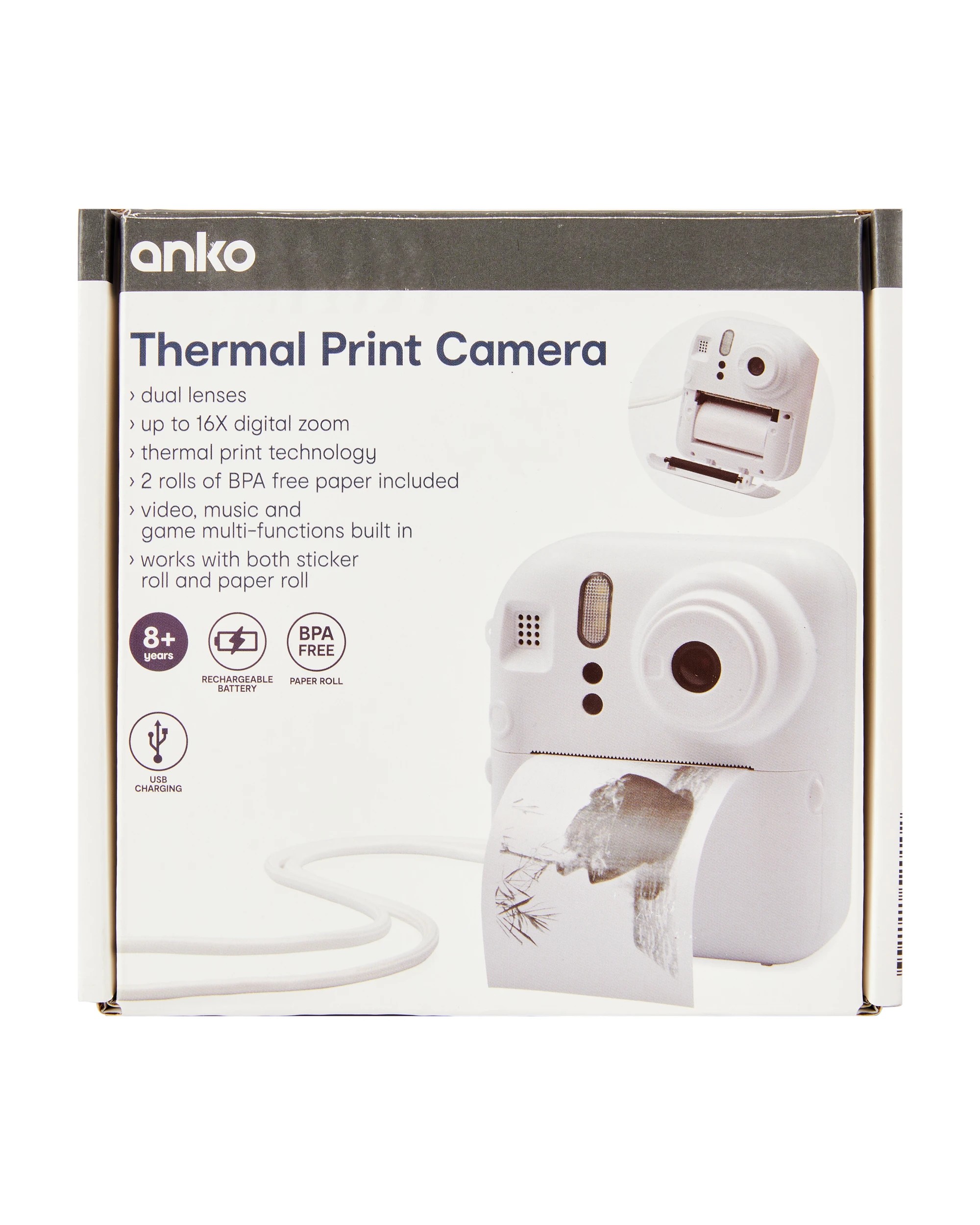 10 Thermal Print Camera - White, 10 of 10