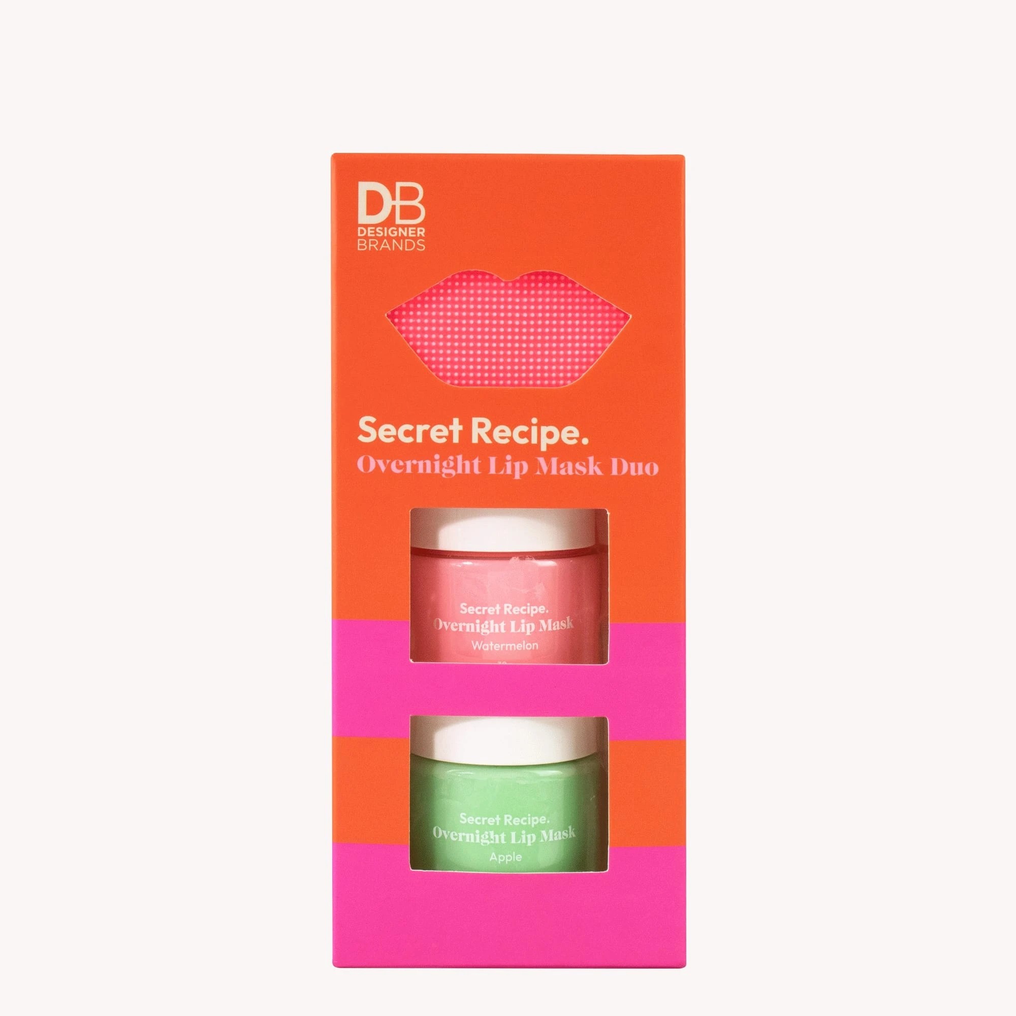 1 DB Designer Brands Overnight Lip Mask Duo (Watermelon & Apple), 1 of 1