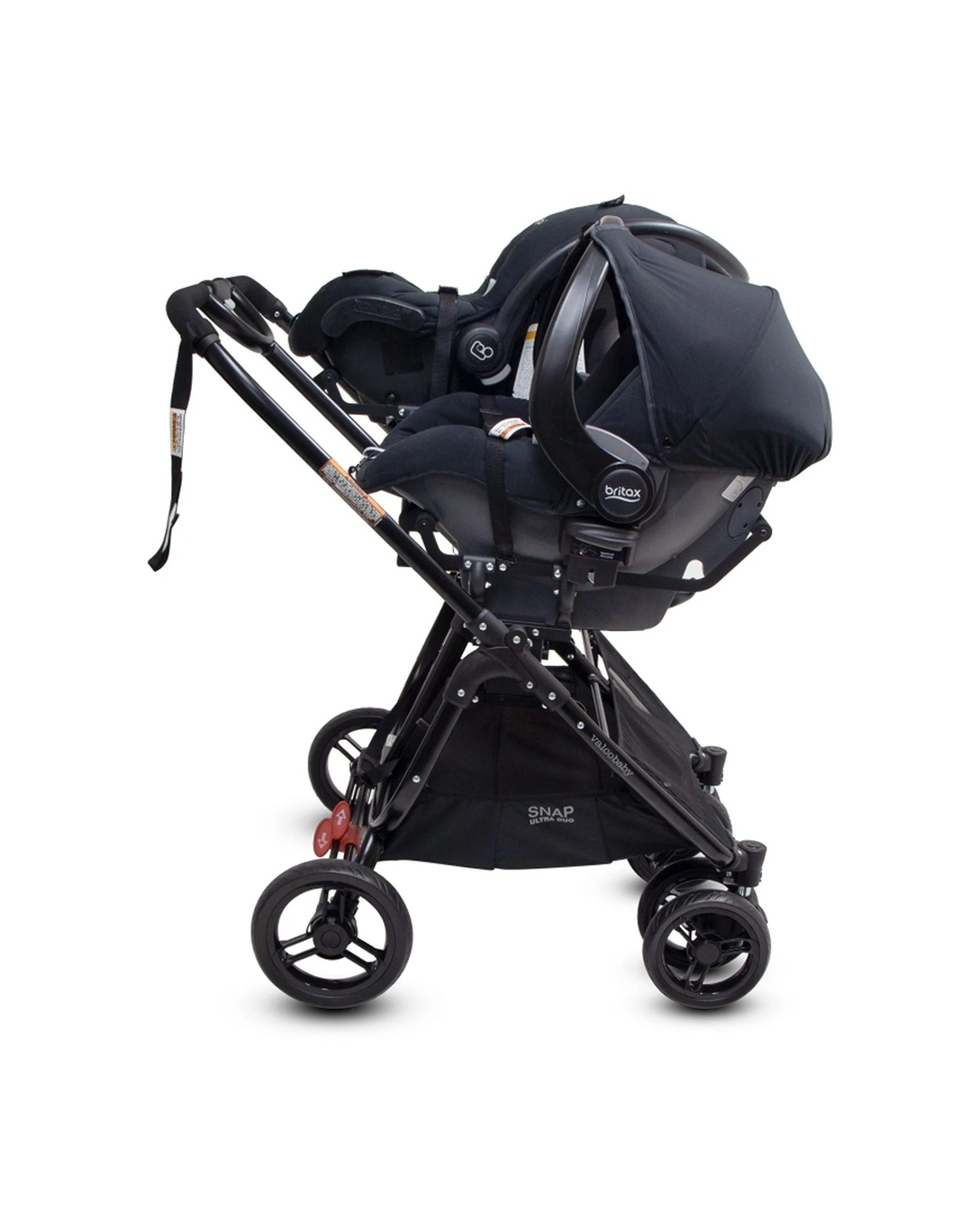 6 ValcoBaby Universal Car Capsule Adaptor For Snap Ultra Duo Velo Pram Stroller - Black, 6 of 6