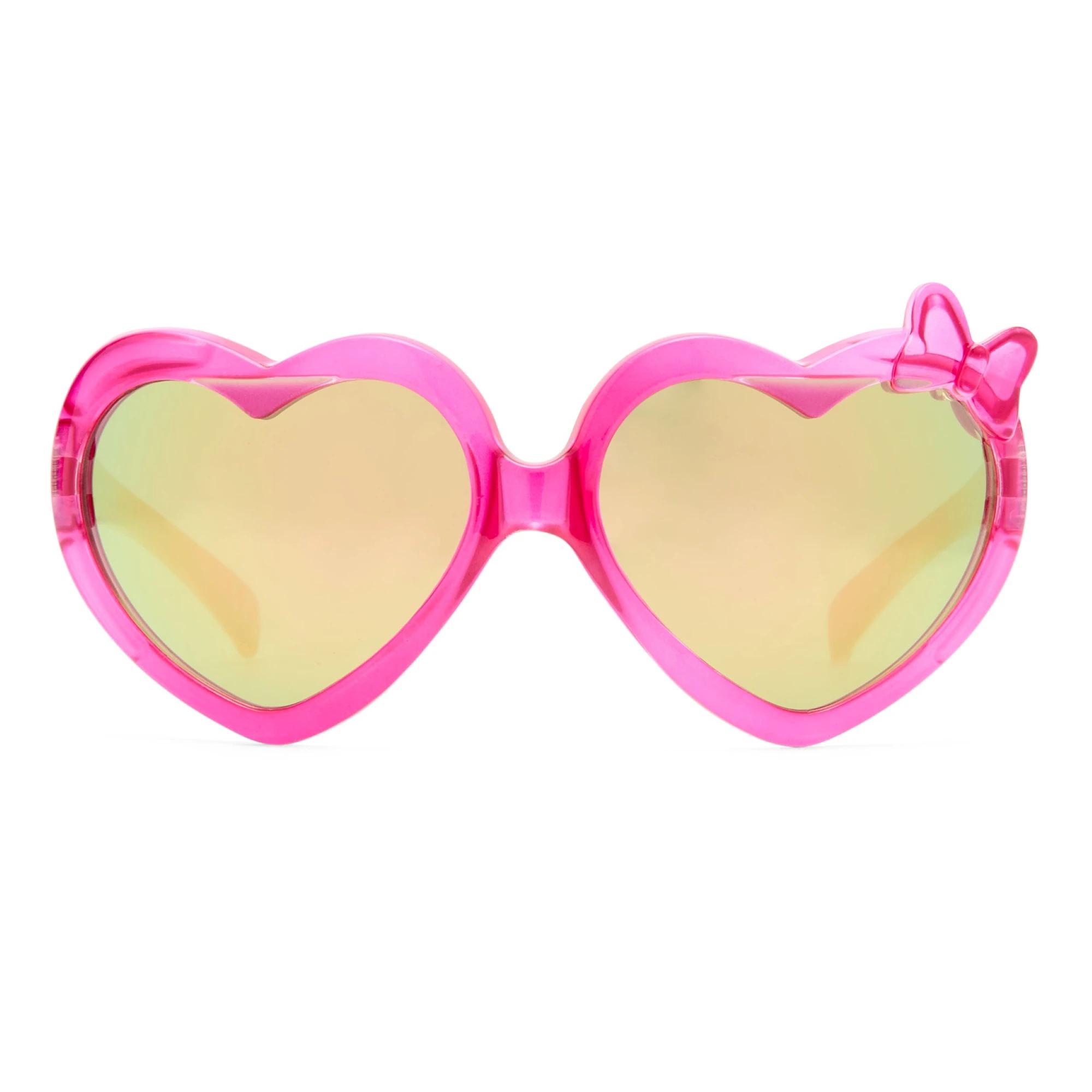 1 Solarized® Kids Heart Wrap Sunglasses, Hot Pink PEARLISED HOT PINK, 1 of 3