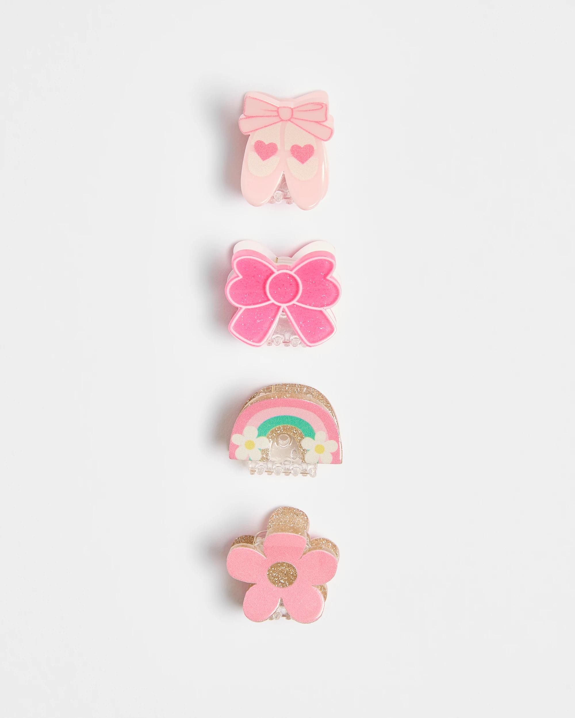 1 Target Kids 4 Pack Ballet Mini Claw Clips BALLET, 1 of 1