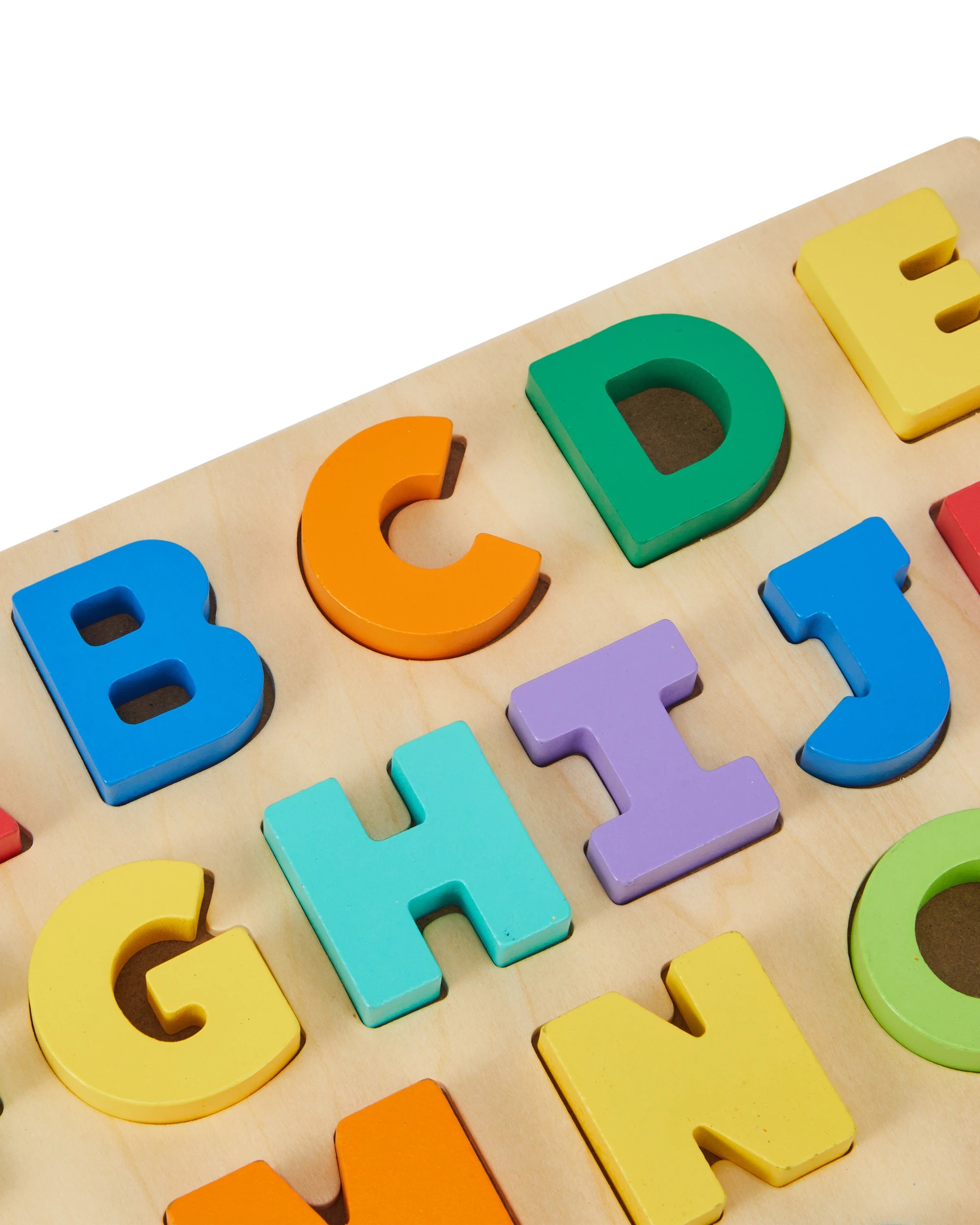 5 Wooden Chunky Alphabet Puzzle, 5 of 5