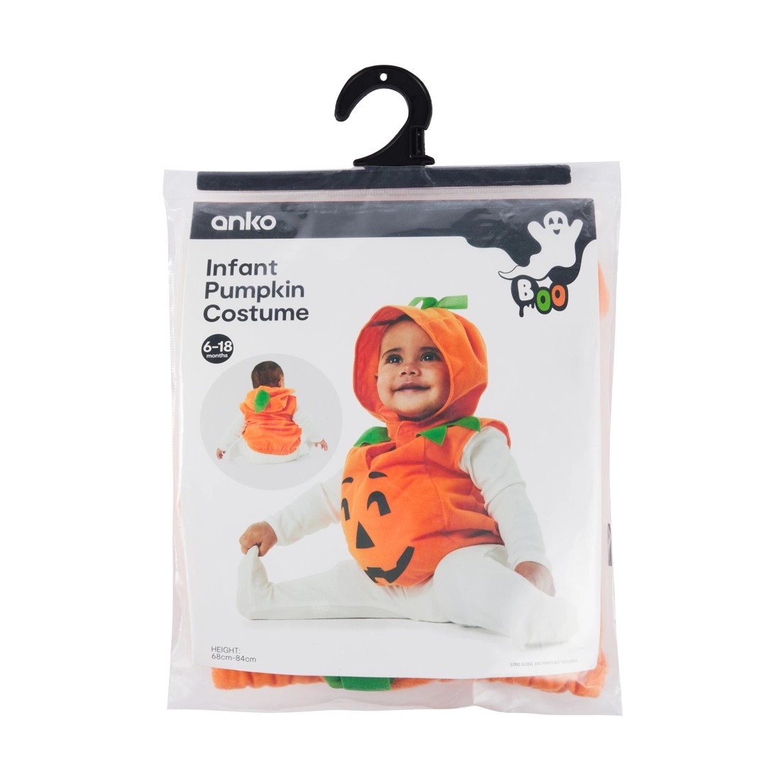 8 Infant Pumpkin Costume - Ages 6-18 Months, 8 of 9