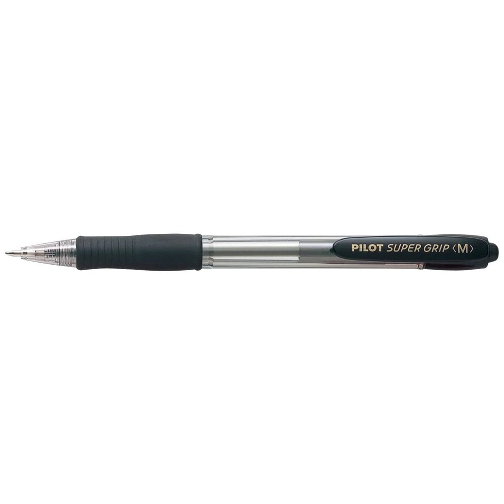 1 PILOT BPGP Super Grip Retractable Ballpoint Pen Black, 1 of 1