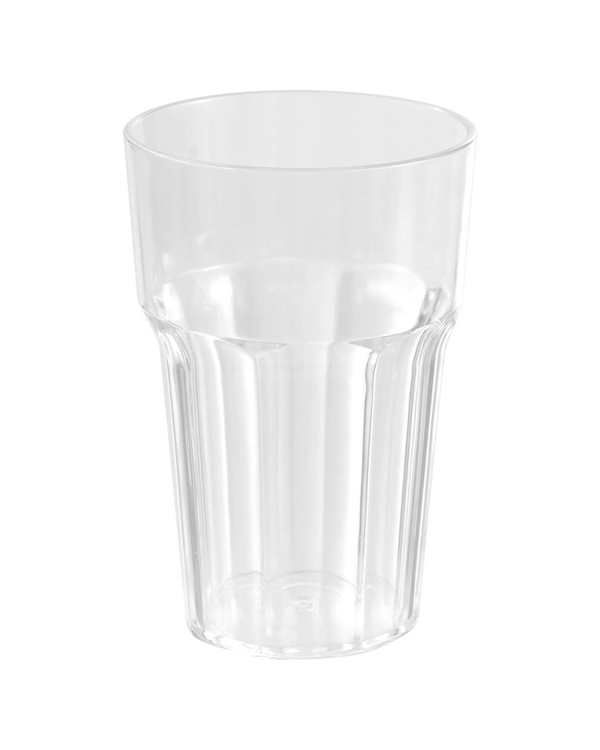 3 Lemon & Lime 450ml Plastic Drinking Cup Water Tumbler Outdoor Tableware Clear
 - Clear, 3 of 3