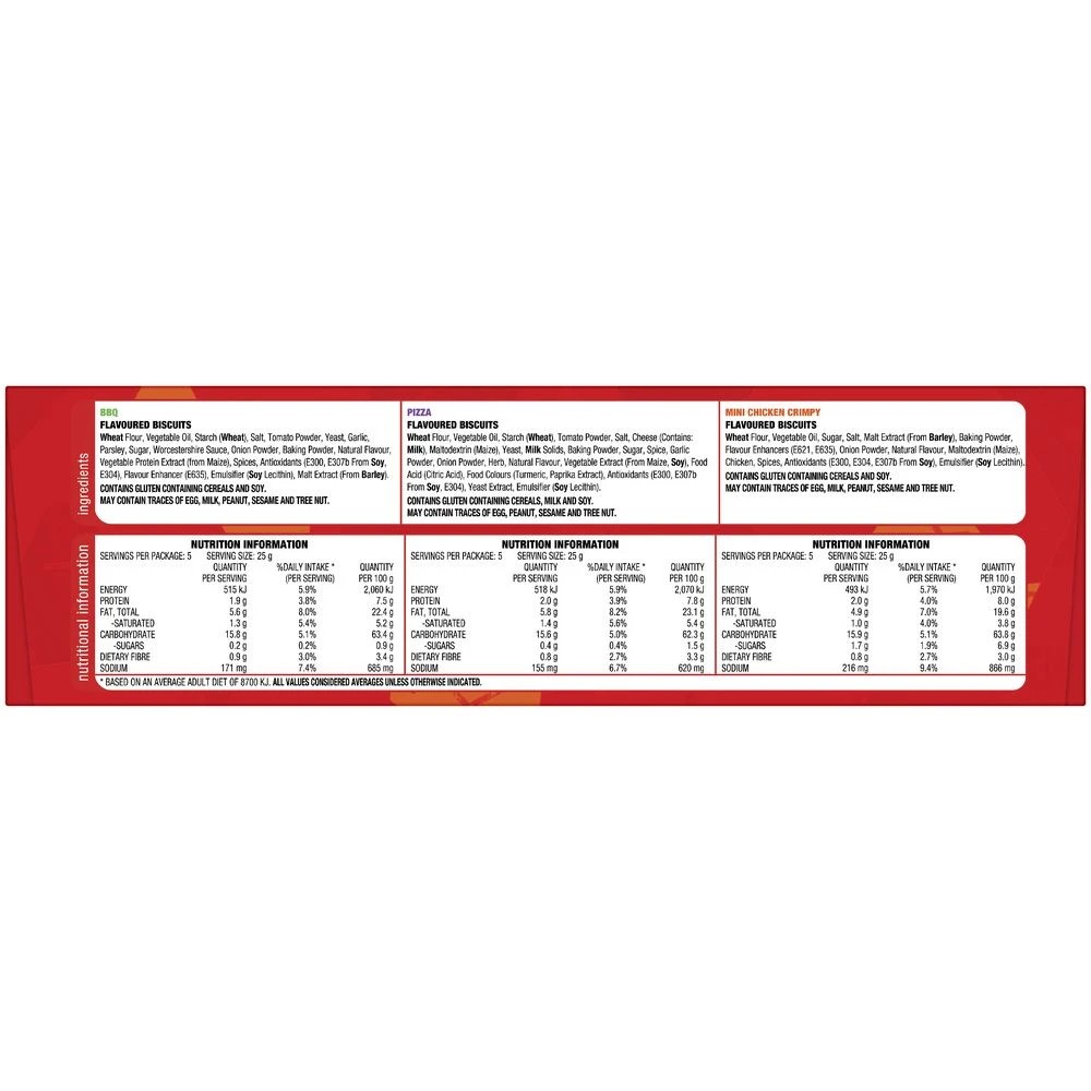 4 Arnott's Shapes Assorted 15 Pack, 4 of 4