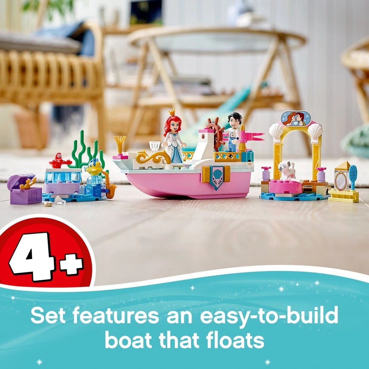 4 LEGO Disney Princess Ariel’s Celebration Boat 43191, 4 of 10
