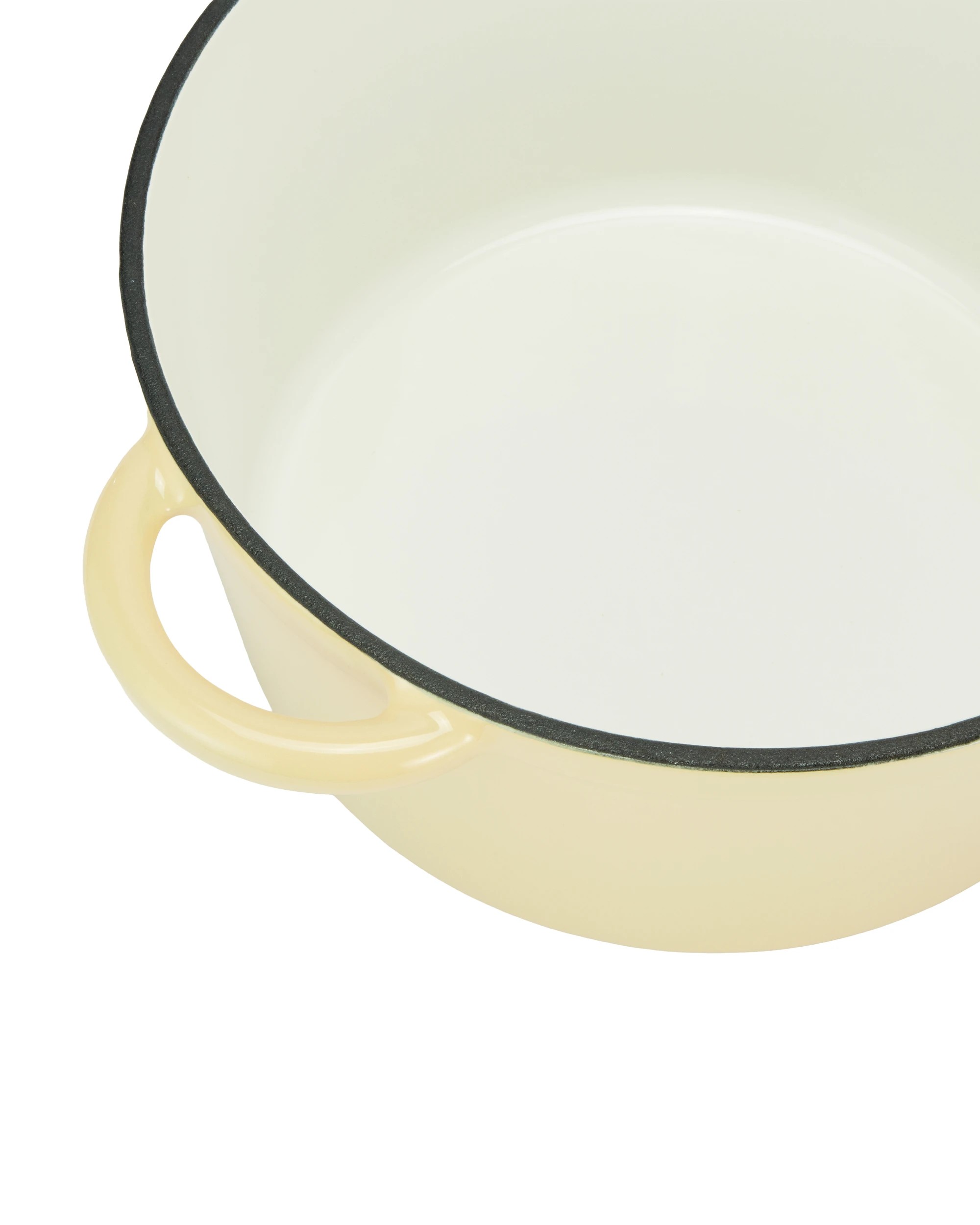 3 4L Cast Iron Casserole - Butter, 3 of 6