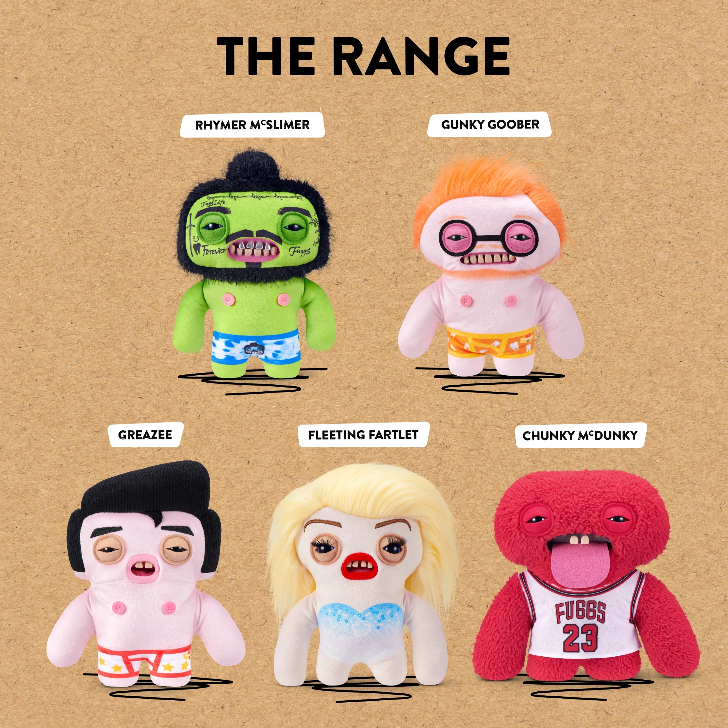 3 Zuru Fuggler Fuggstar - Assorted, 3 of 6