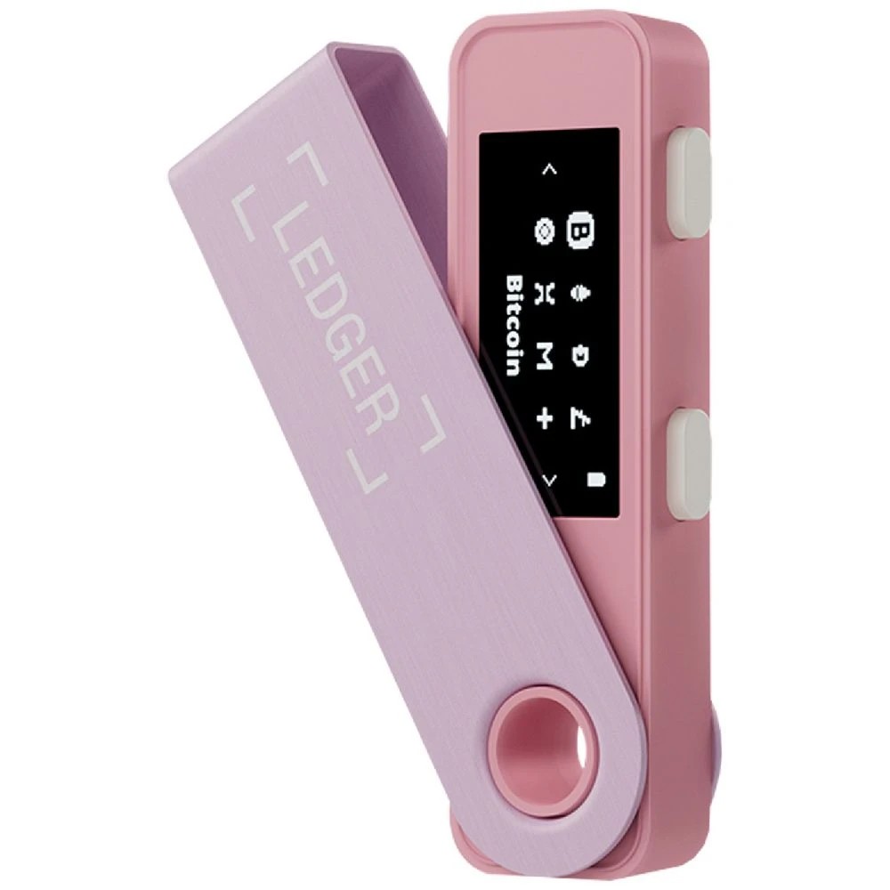 1 Ledger Nano S Plus Crypto Wallet Pastel Pink, 1 of 5