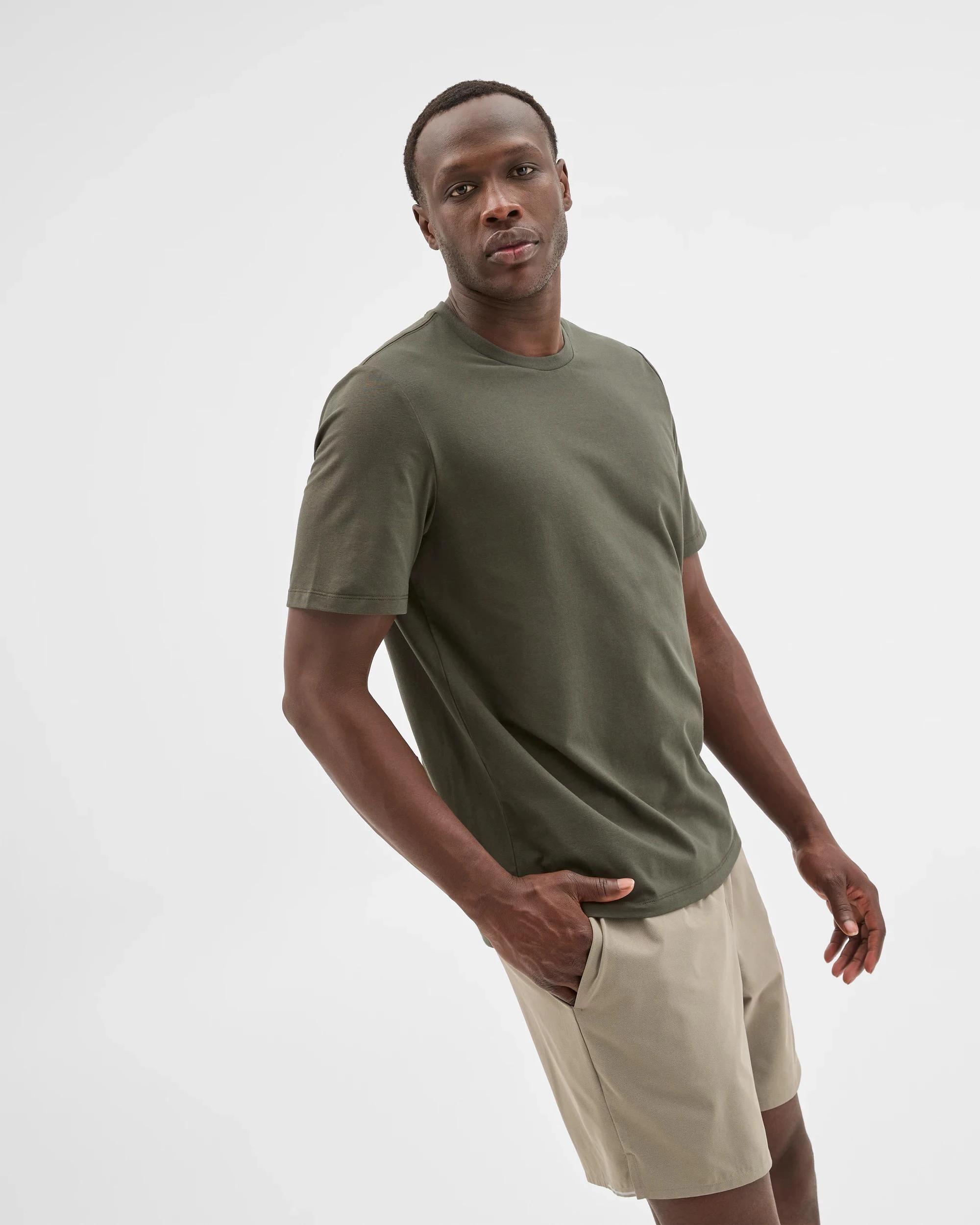 6 Target Australian Cotton Blend Active Training T-Shirt KHAKI, 6 of 7