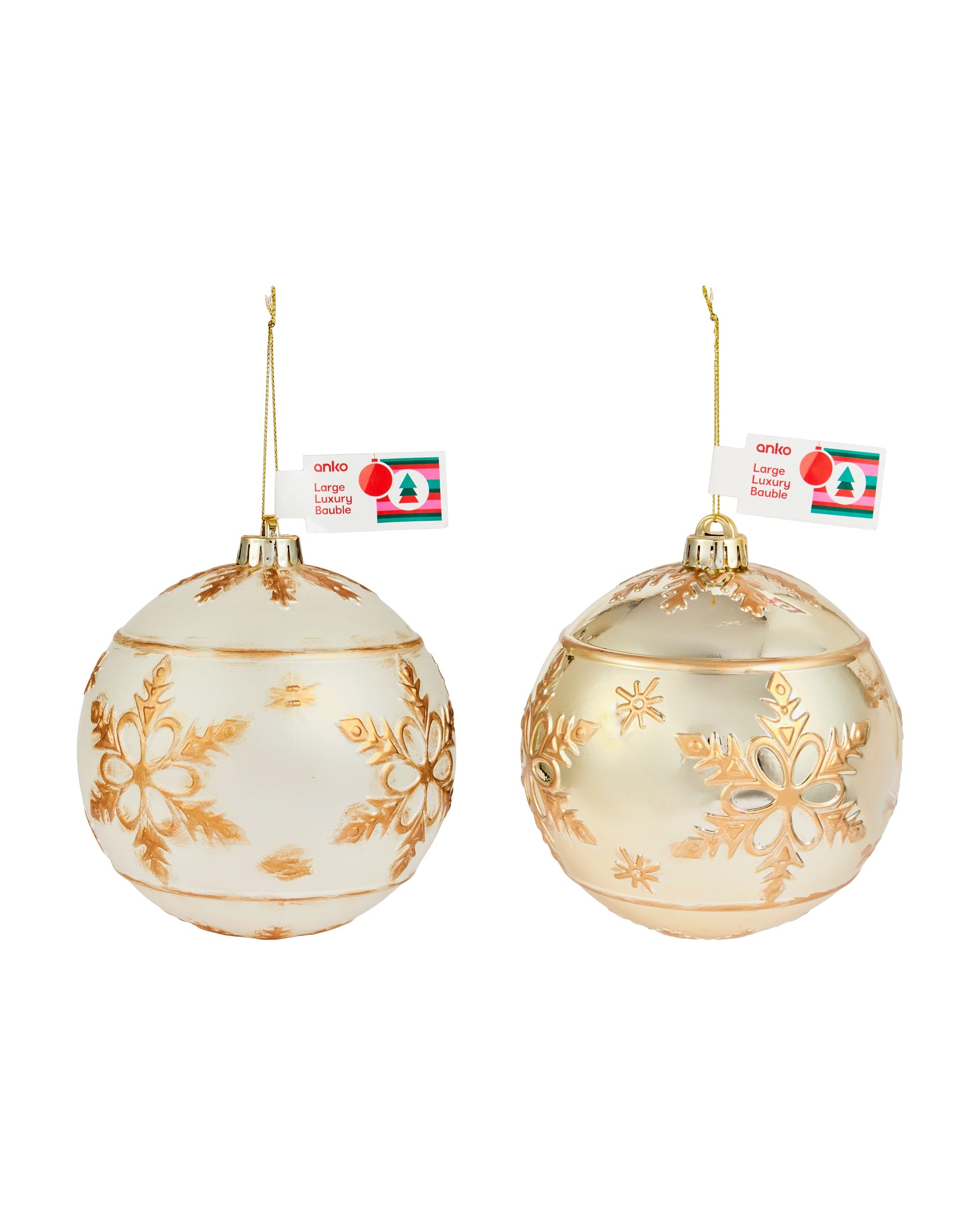 5 Large Luxury Bauble - Assorted, 5 of 5