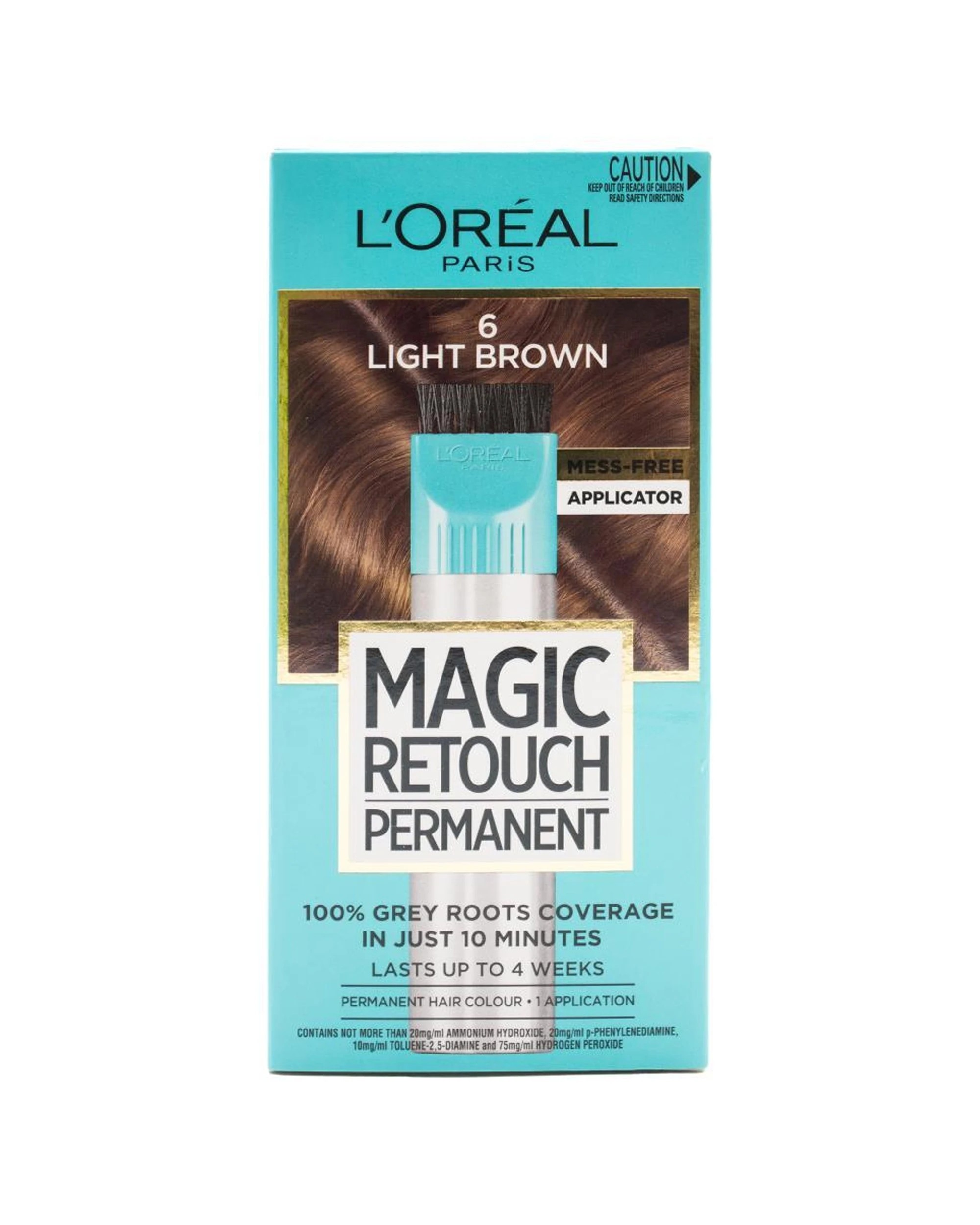 2 Loreal 3PK Paris Magic Retouch Permanent Hair Colour Light - Brown, 2 of 5