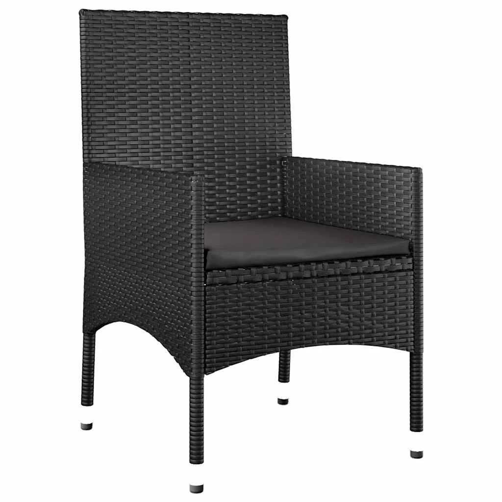 8 vidaXL garden lounge set Seats Many - Black, 8 of 9