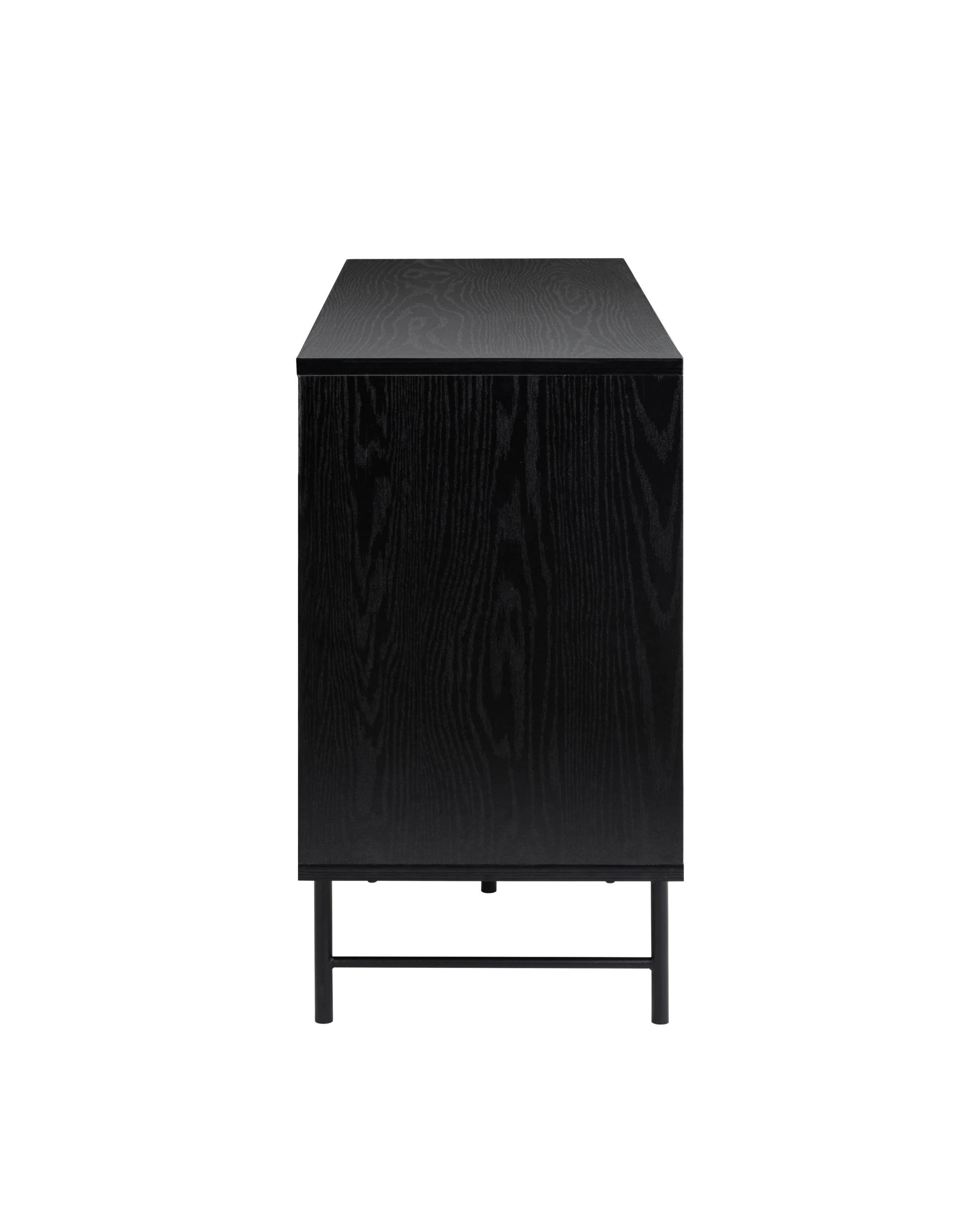 5 Kodu Tallboy Lowboy Dresser Chest with 6 Drawers - Black, 5 of 10