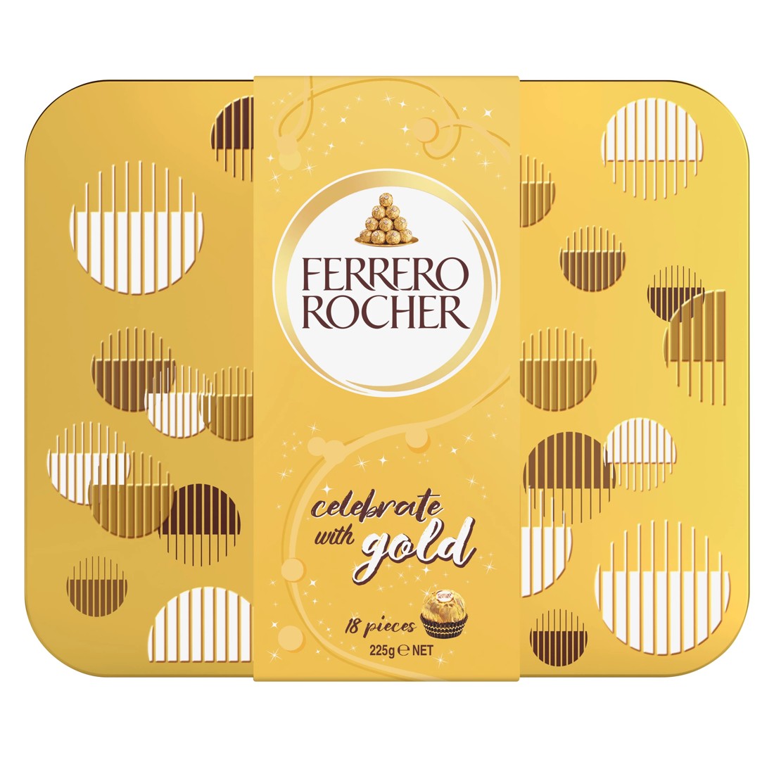 1 18 Piece Ferrero Rocher Tin 225g, 1 of 8