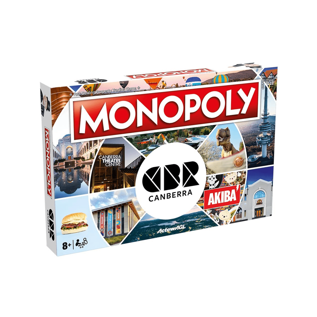 1 Winning Moves Monopoly Canberra Edition Board Game, 1 of 6