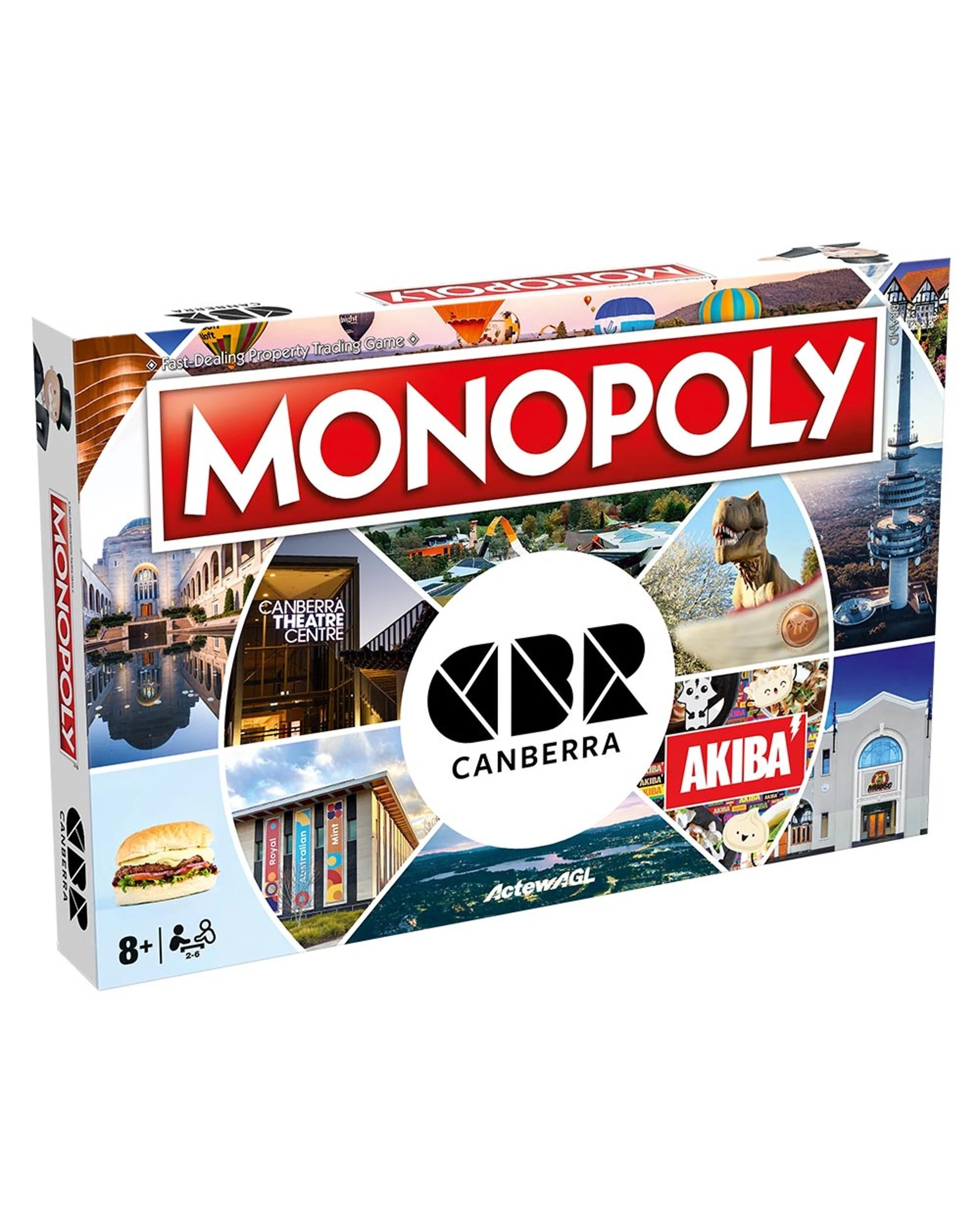 1 Monopoly Canberra Edition Board Game, 1 of 6
