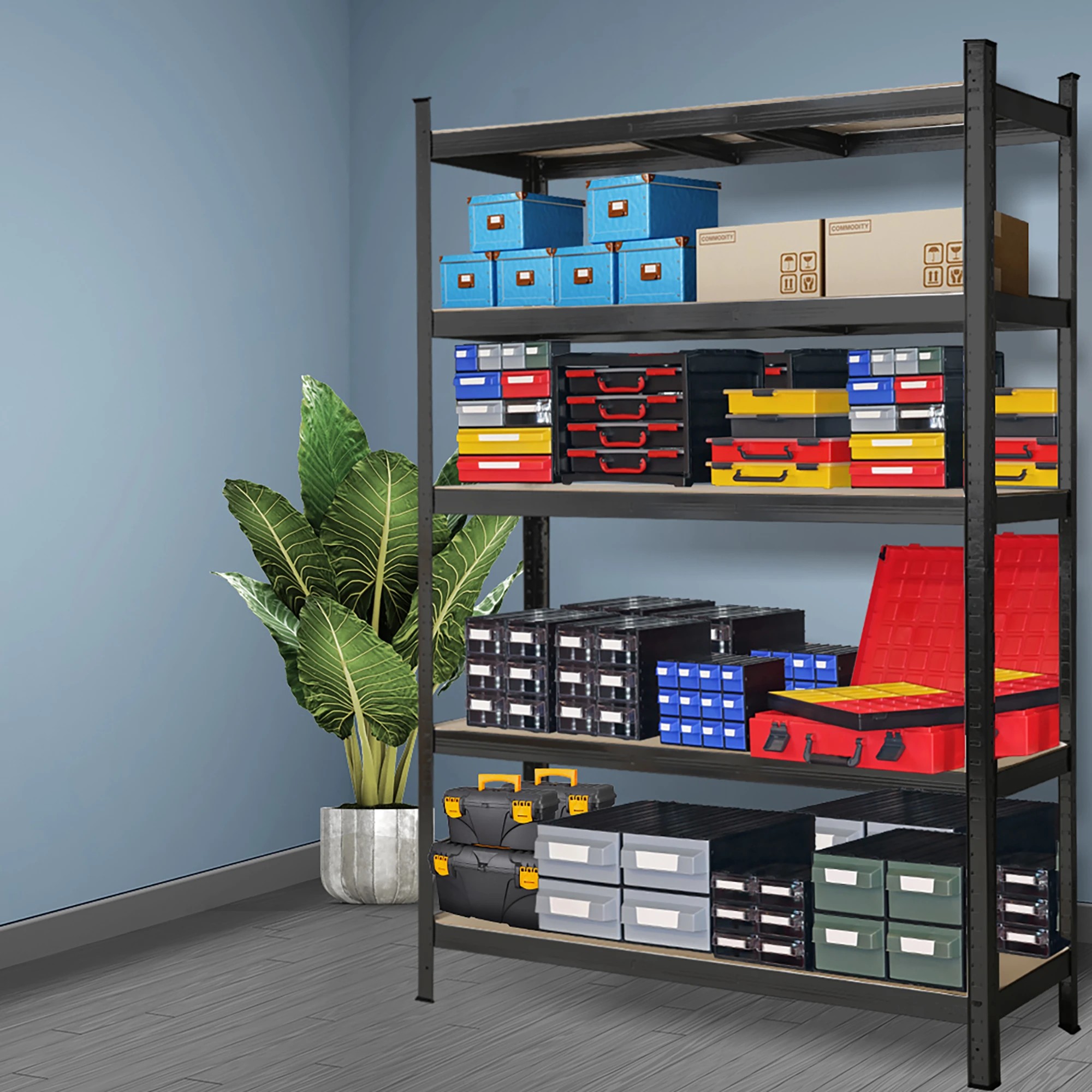 7 Traderight 1.8M Warehouse Rack Shelving Storage Shelf, 7 of 8