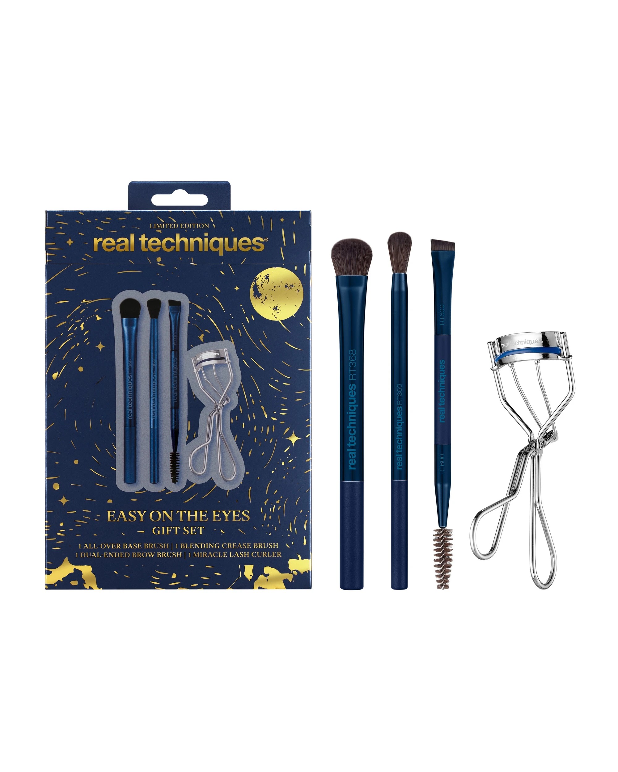 Real Techniques 4 Piece Easy on the Eyes Gift Set - Kmart