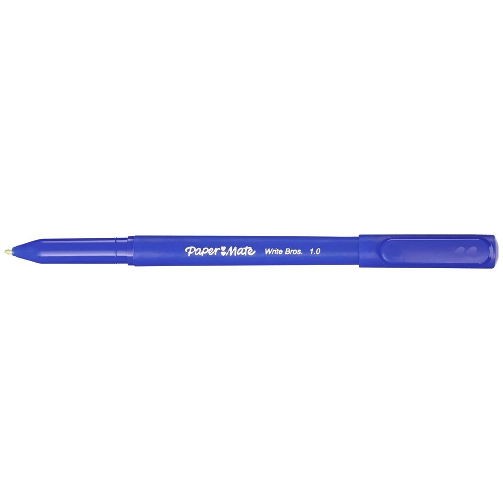 2 Paper Mate Write Bros Ballpoint Pens Blue 10 Pack, 2 of 6