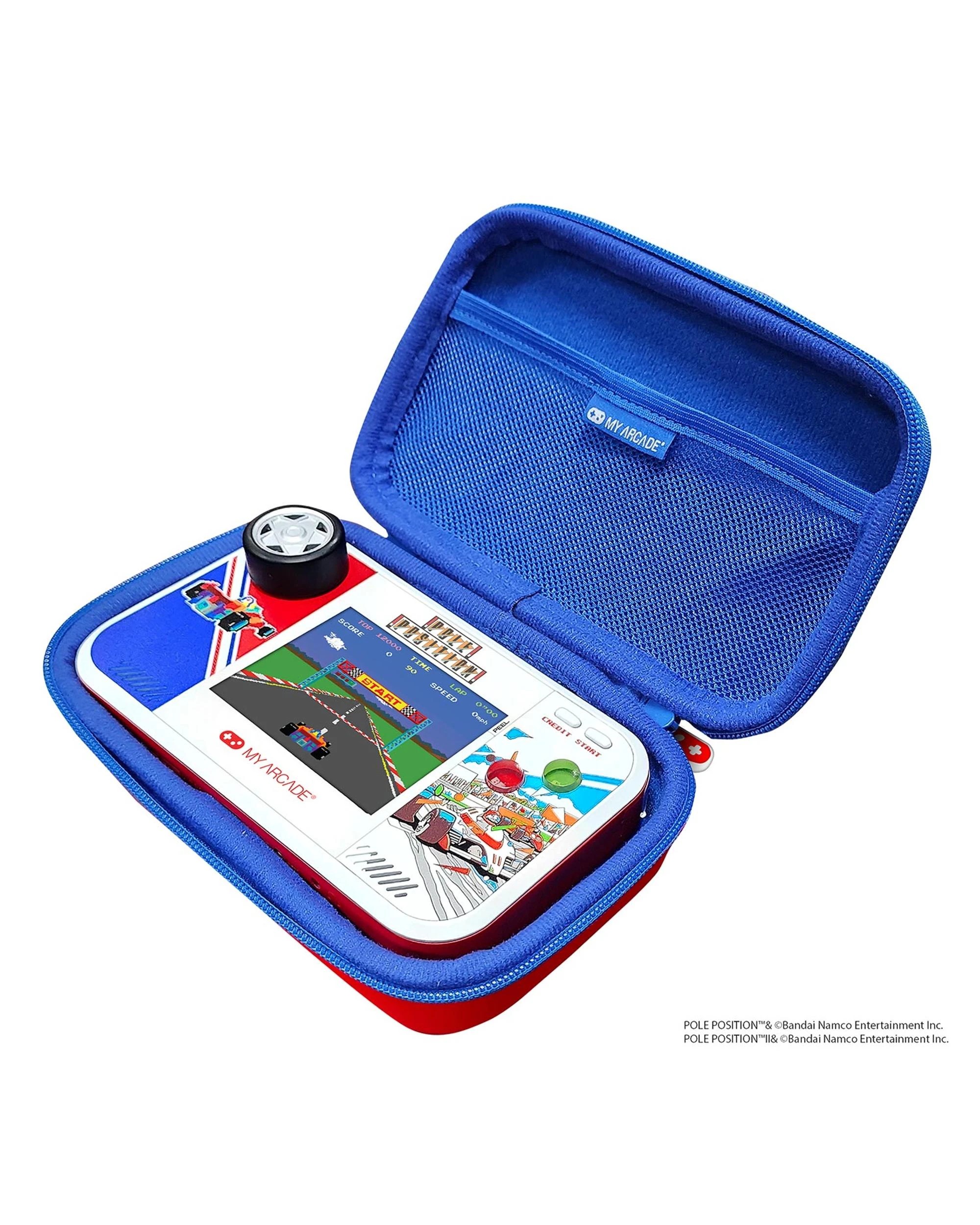 2 My Arcade Pole Position Pocket Player Max Portable Gaming System + Travel Case, 2 of 2