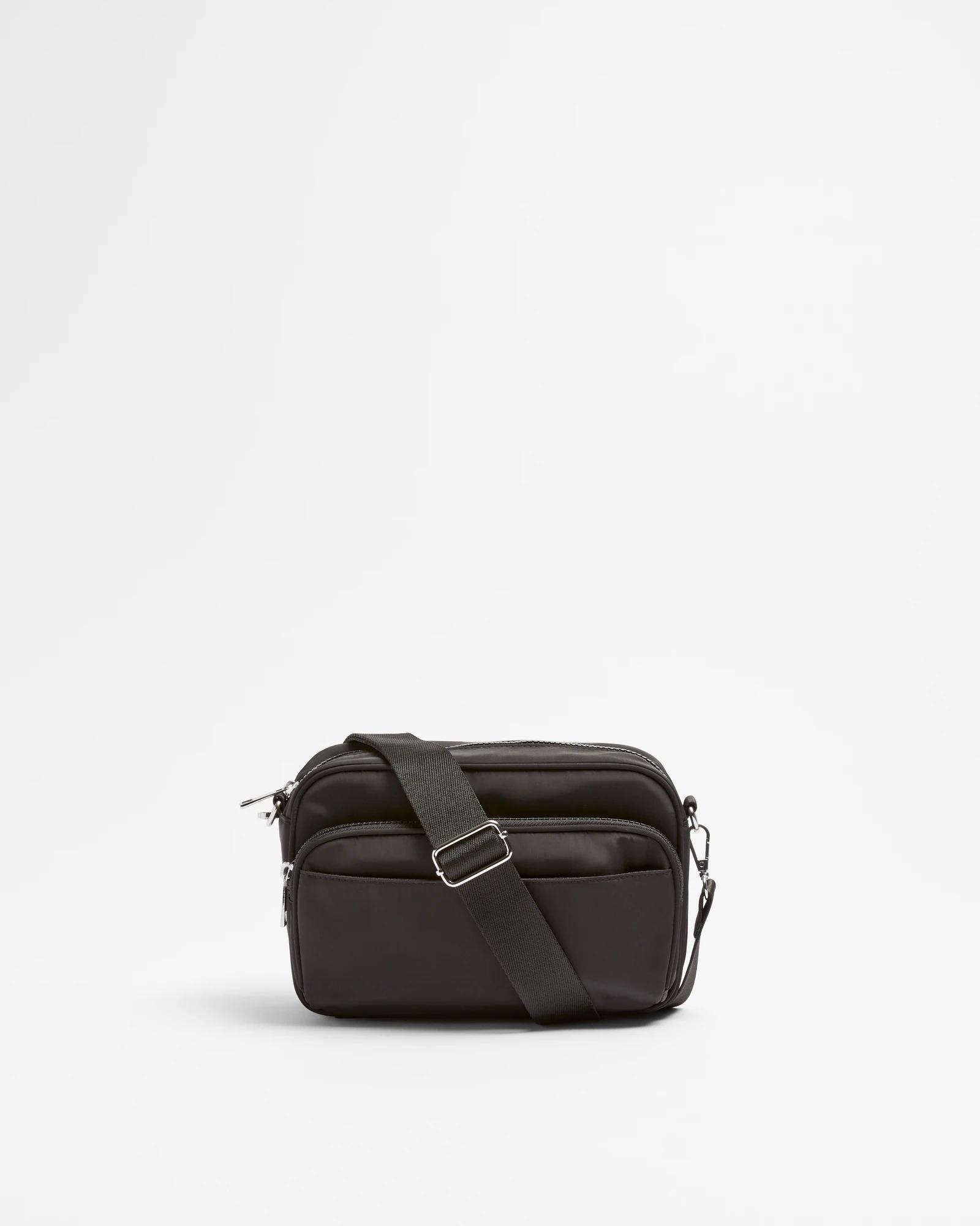 1 Target Casual Front Pocket Crossbody Bag BLACK, 1 of 1