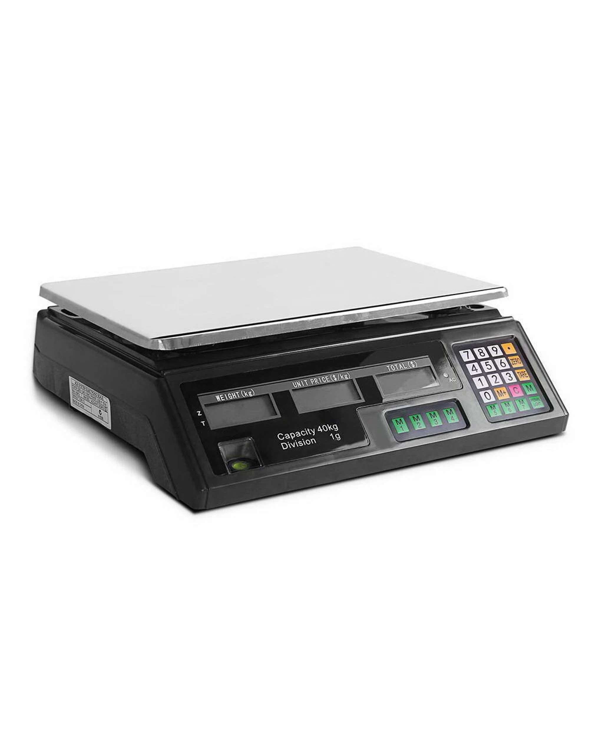 1 Emajin Scales Digital Kitchen 40KG Weighing Scales Platform Scales LCD - Black, 1 of 6