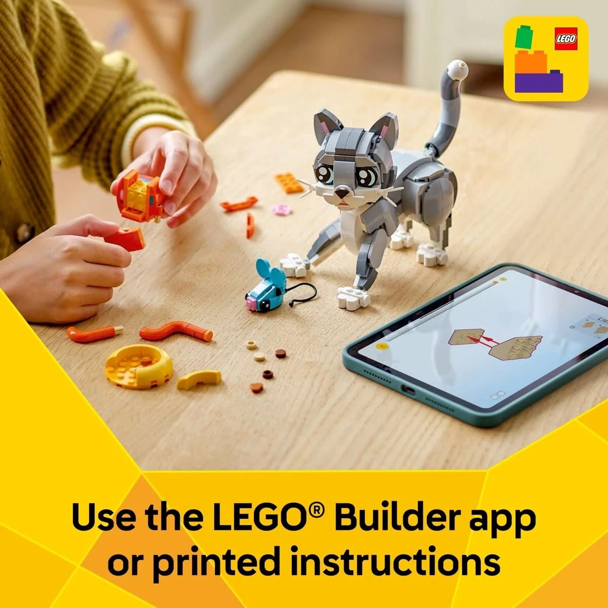 9 LEGO Creator Playful Cat 31163, 9 of 10