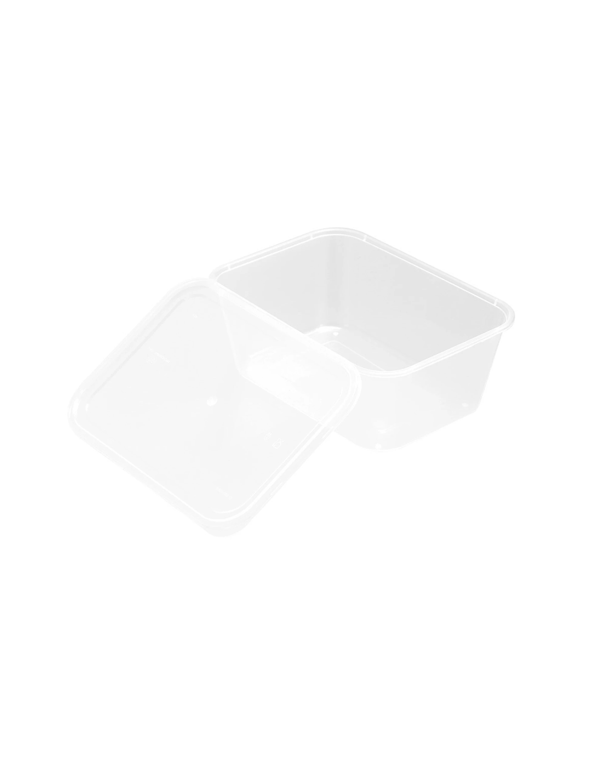 6 10pk Lemon & Lime Reusable 1.5l Rectangle Food Container/meal Storage W/ Lid Clr
 - Clear, 6 of 6