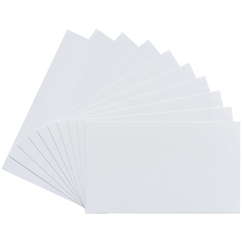 3 J.Burrows Index Cards Blank 127 x 76mm White 100 Pack, 3 of 3