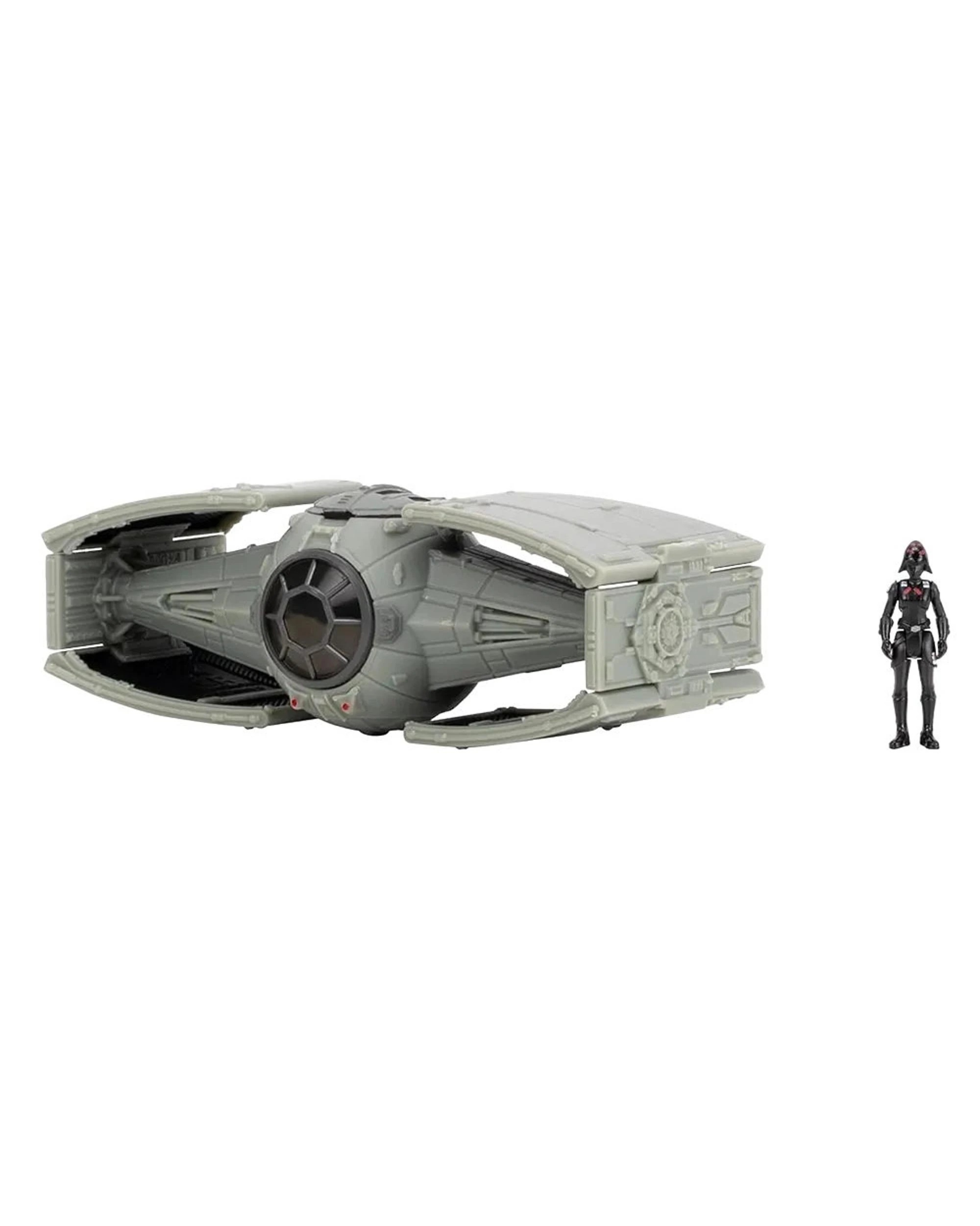 2 Star Wars Micro Galaxy Squadron TIE Advanced Prototype 3 inch Vehicle and Figure Set, 2 of 3