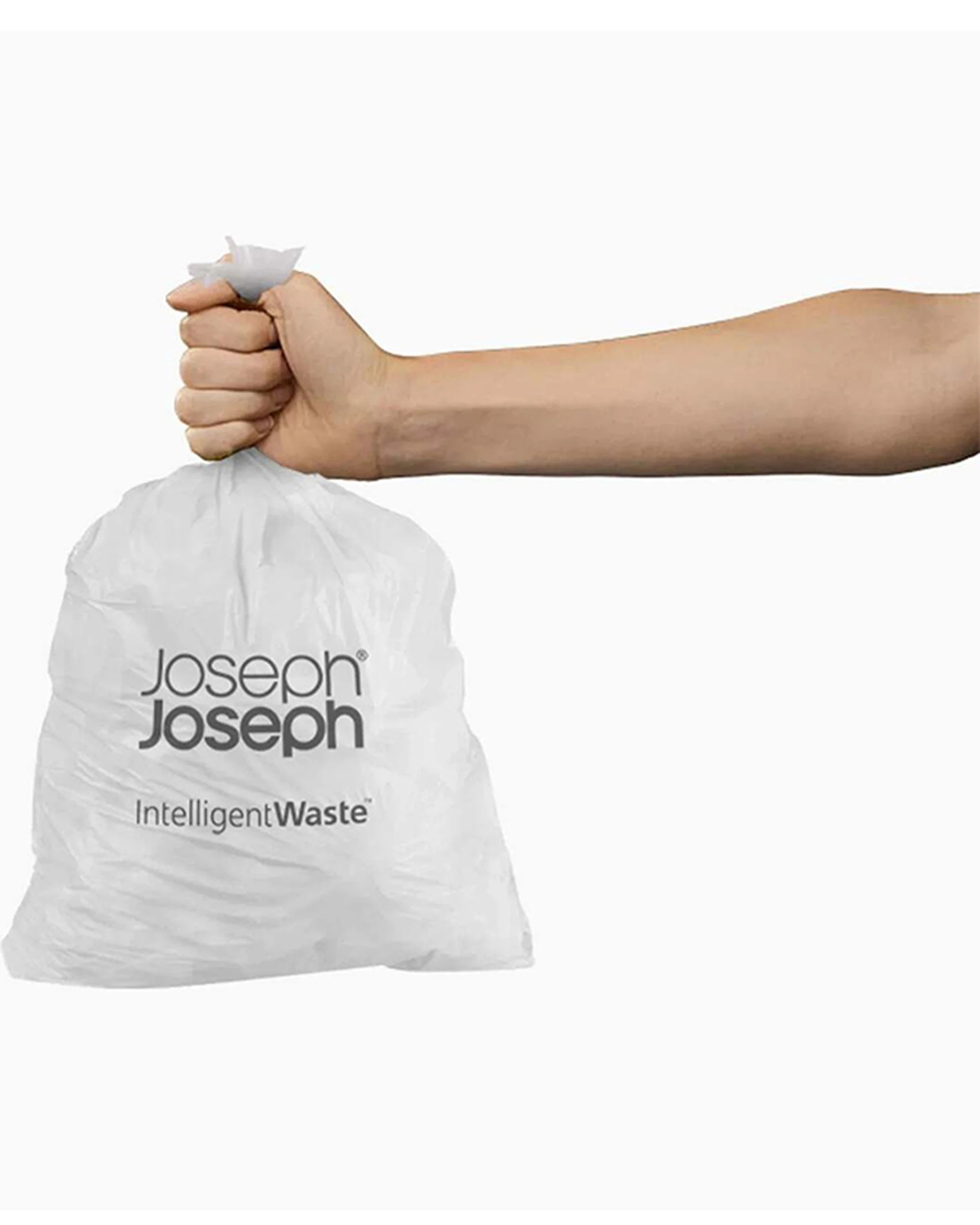 2 Joseph Joseph 50pc IW2 4L Food Waste Caddy Liners Compostable For Bin - Clear, 2 of 3