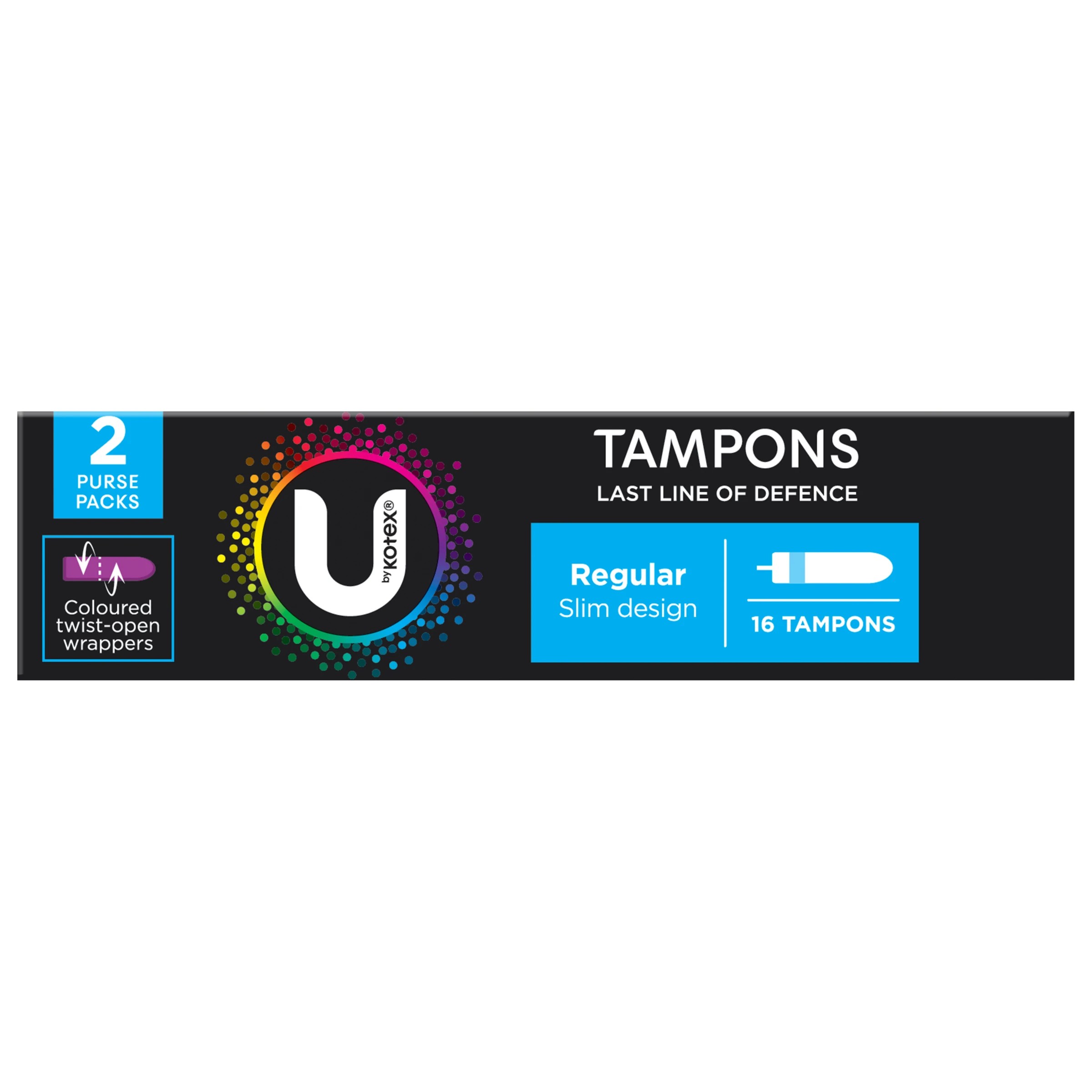 5 U by Kotex 16 Pack Regular Slim Tampons, 5 of 10
