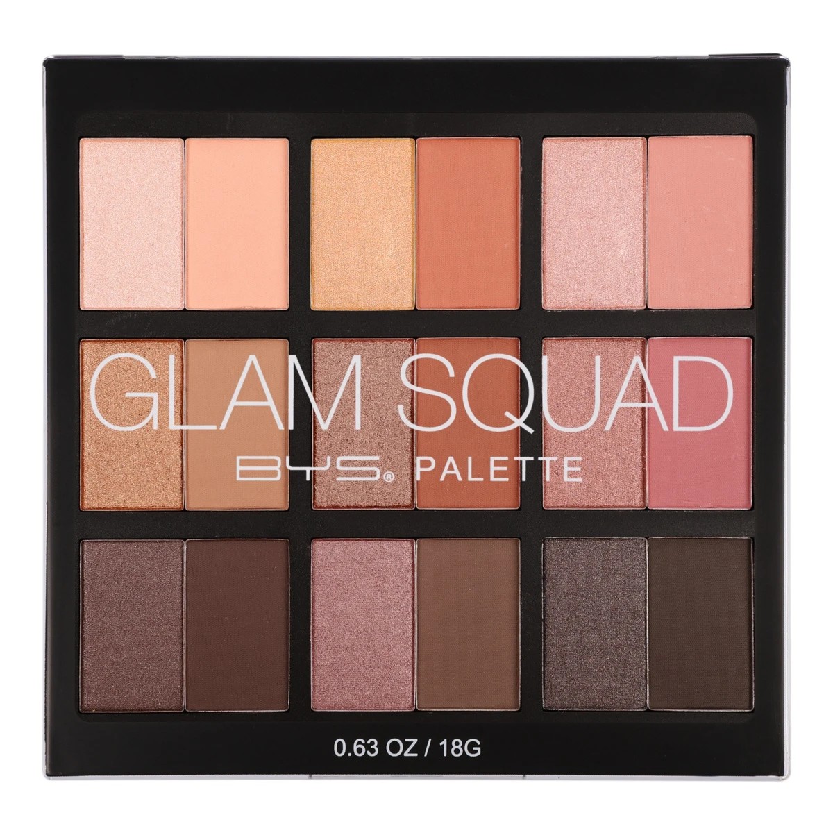 1 BYS 18 Shades Eyeshadow Palette - Glam Squad, 1 of 4
