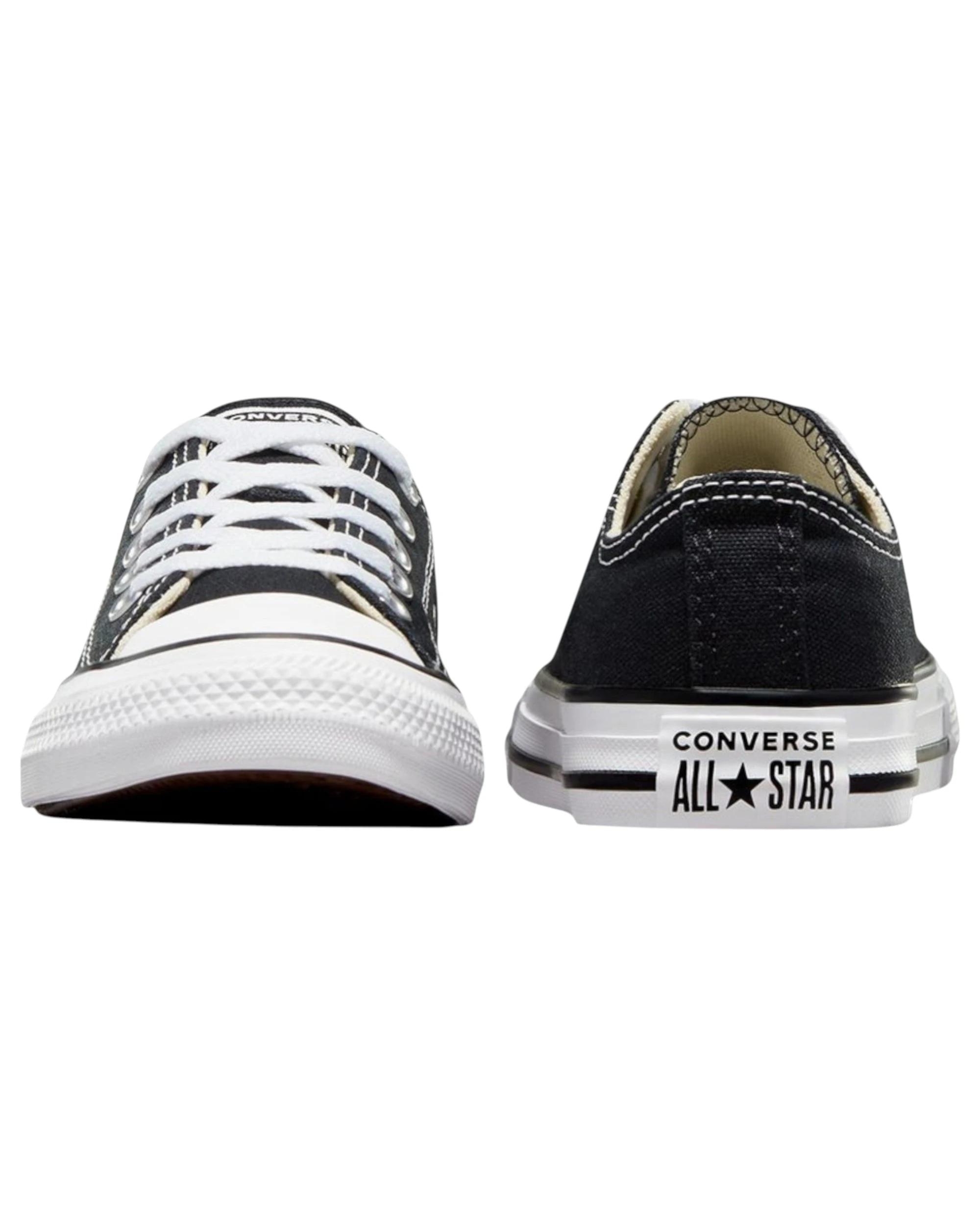 3 Converse Unisex Kids Chuck Taylor All Star Low Top Casual Shoes BLACK, 3 of 7